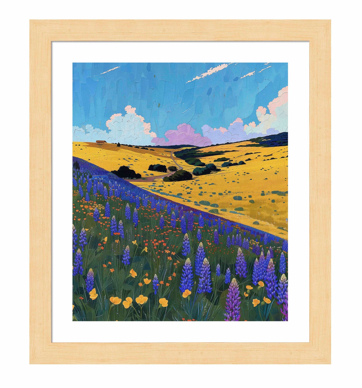 Bluebonnet Breeze II - Art Prints