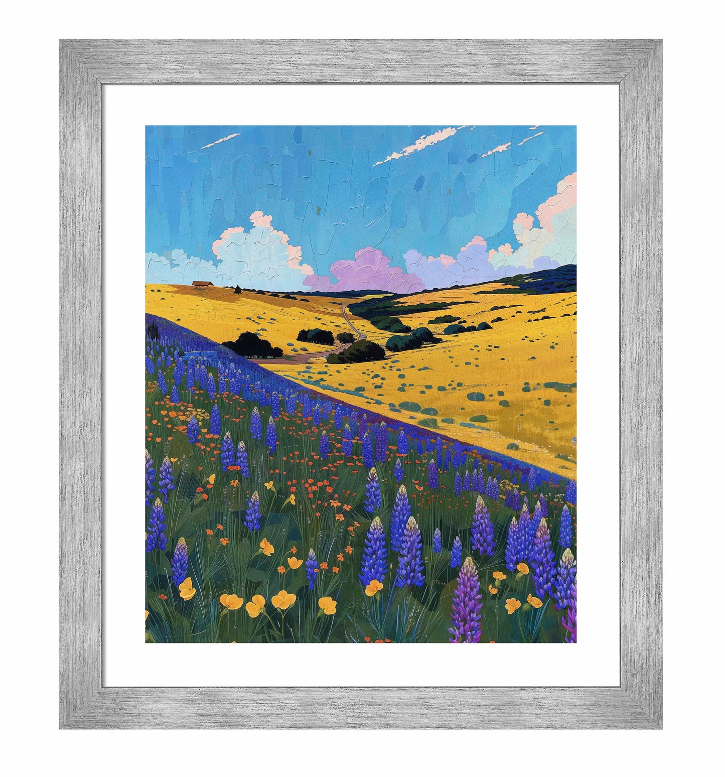 Bluebonnet Breeze II - Art Prints