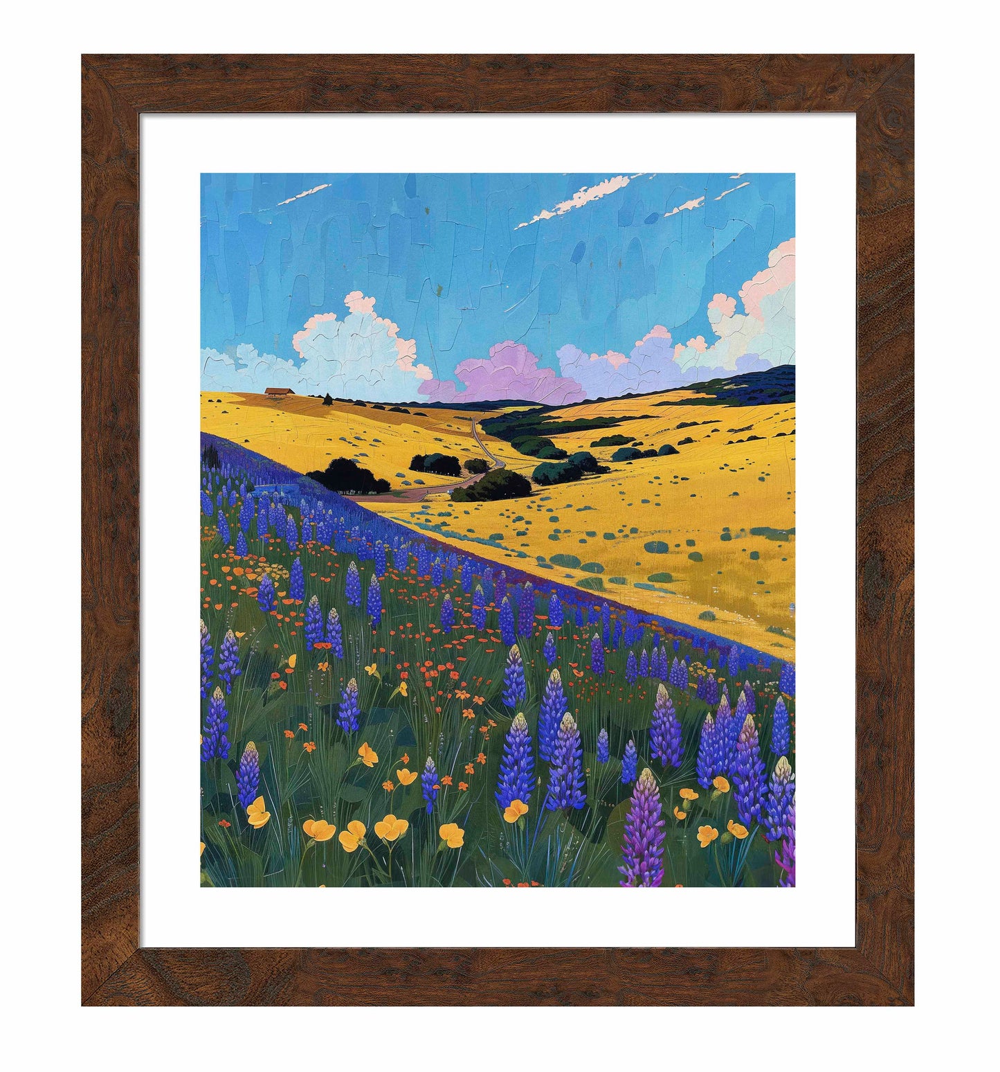 Bluebonnet Breeze II - Art Prints