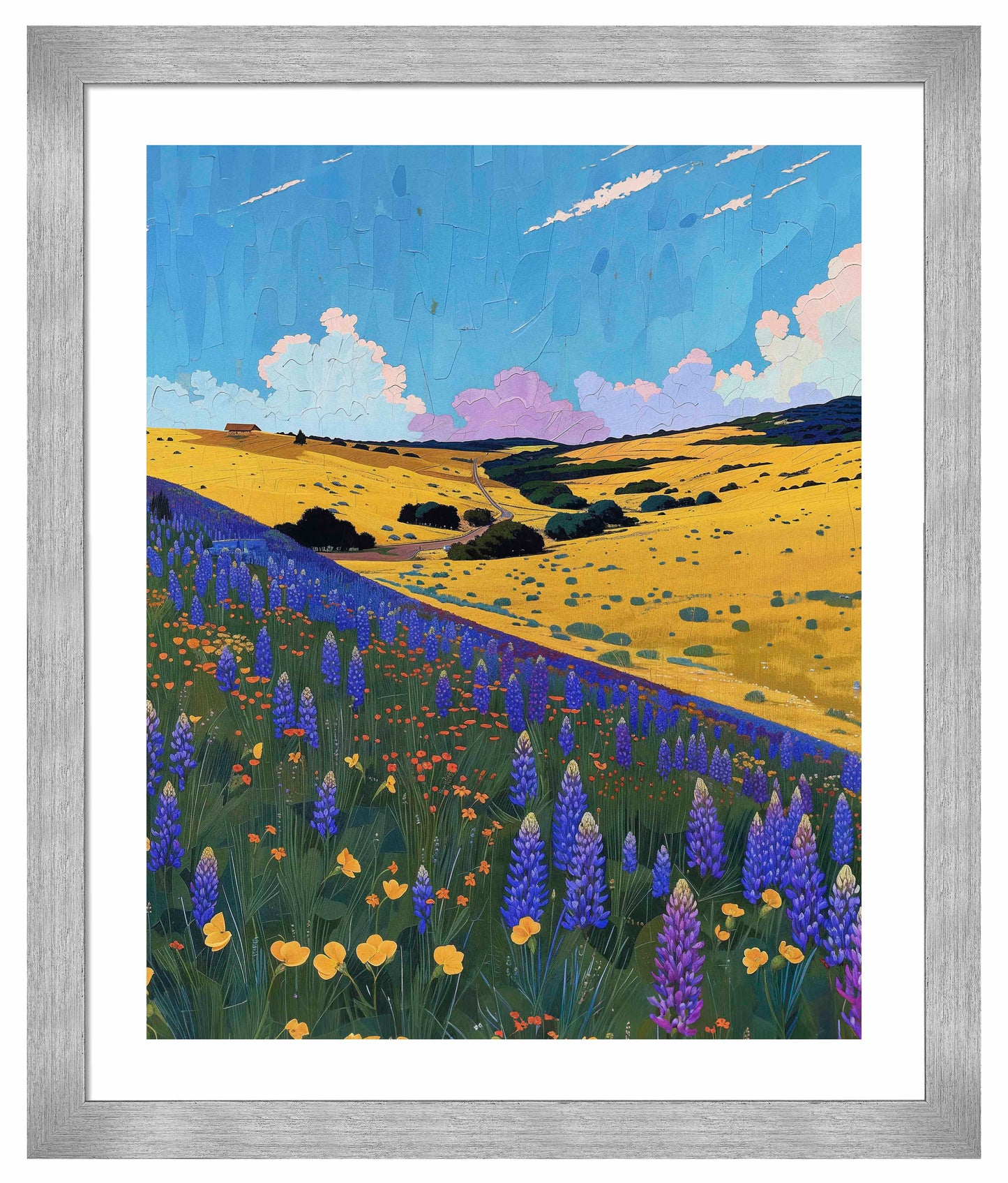 Bluebonnet Breeze II - Art Prints