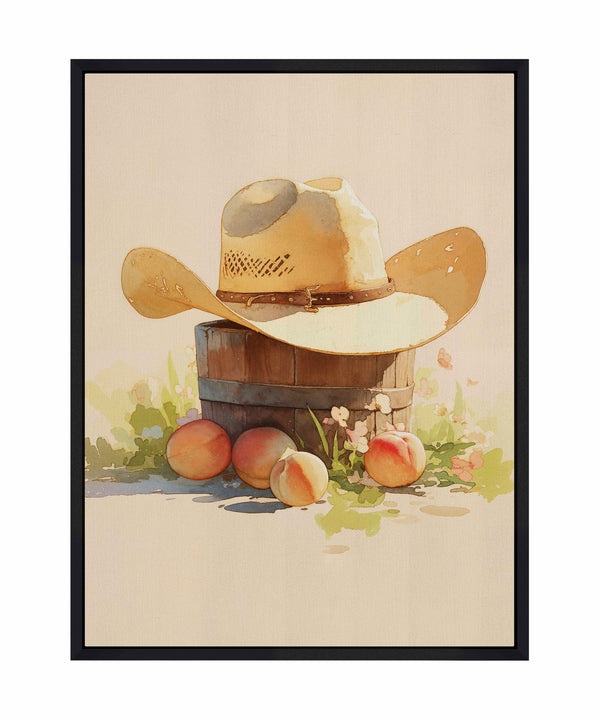Summer Texas Hats I - Gallery Wrapped Canvas