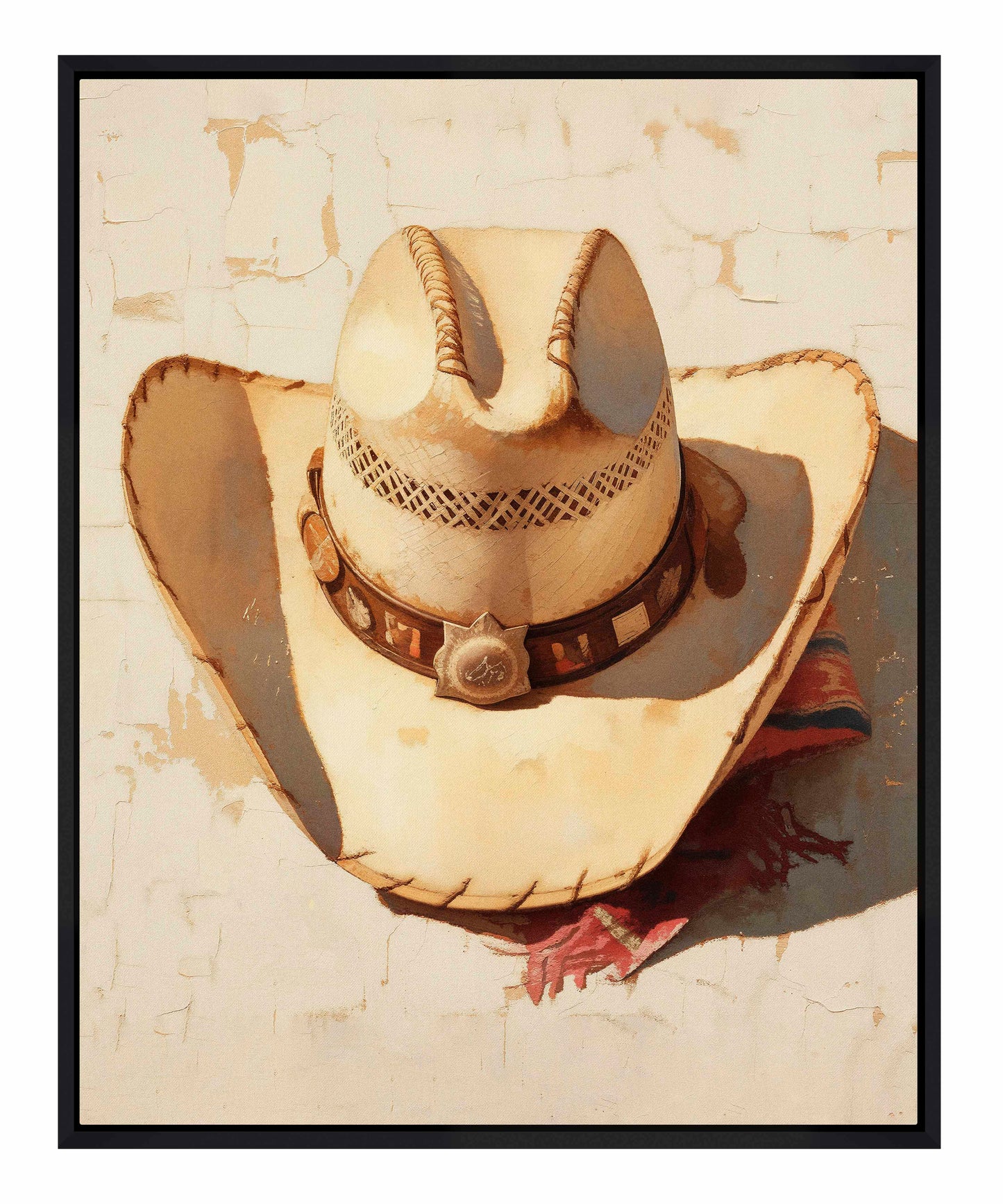 Summer Texas Hats II - Gallery Wrapped Canvas