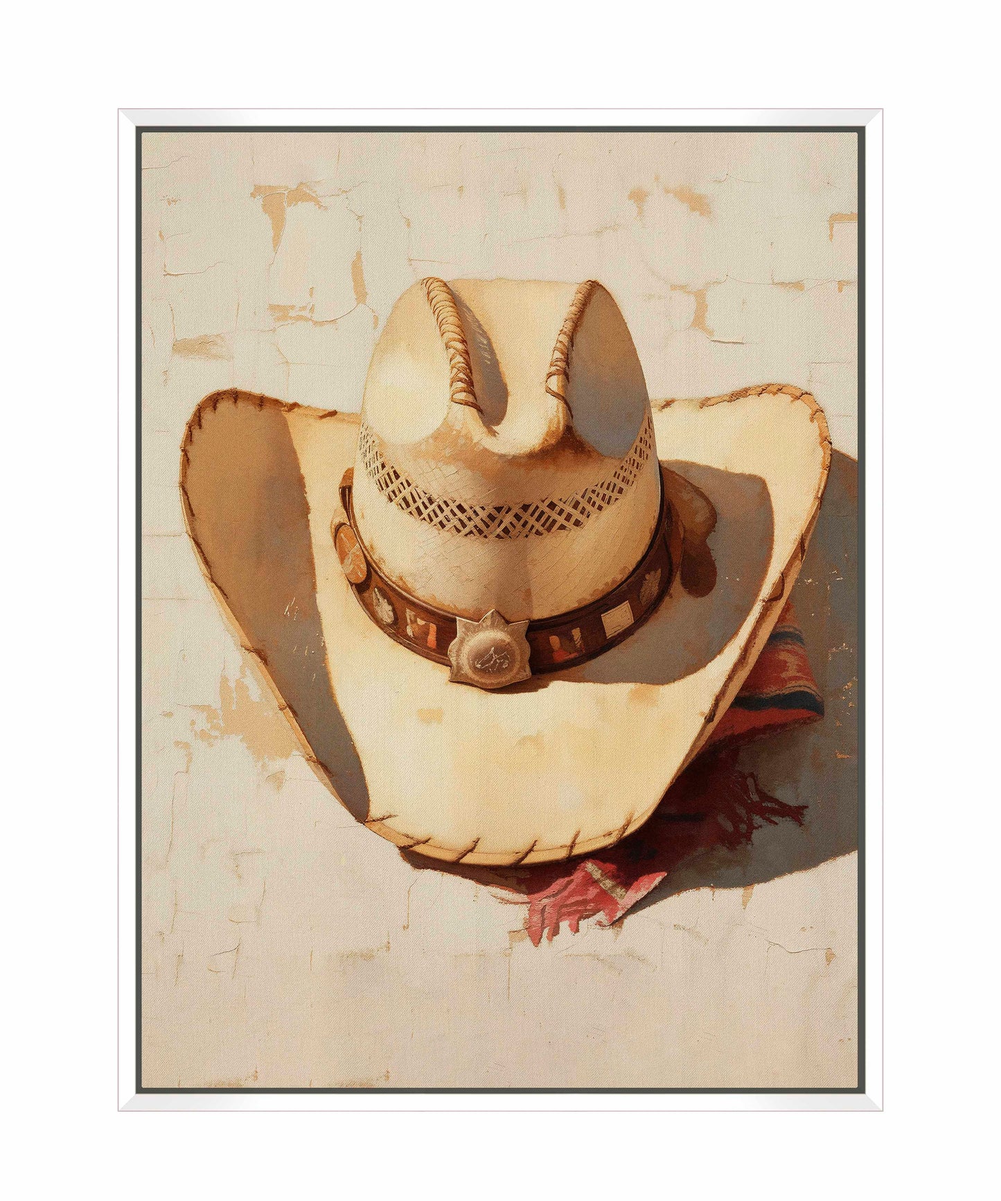 Summer Texas Hats II - Gallery Wrapped Canvas