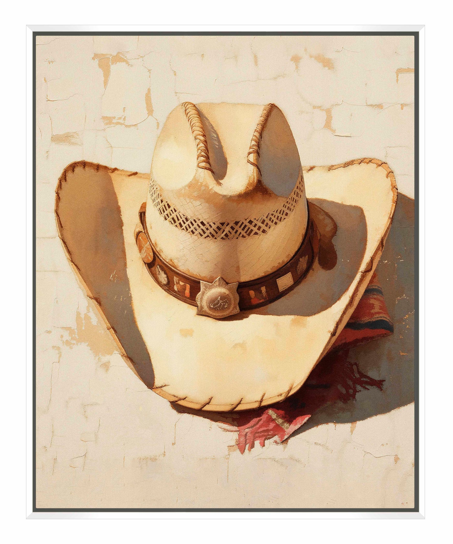 Summer Texas Hats II - Gallery Wrapped Canvas