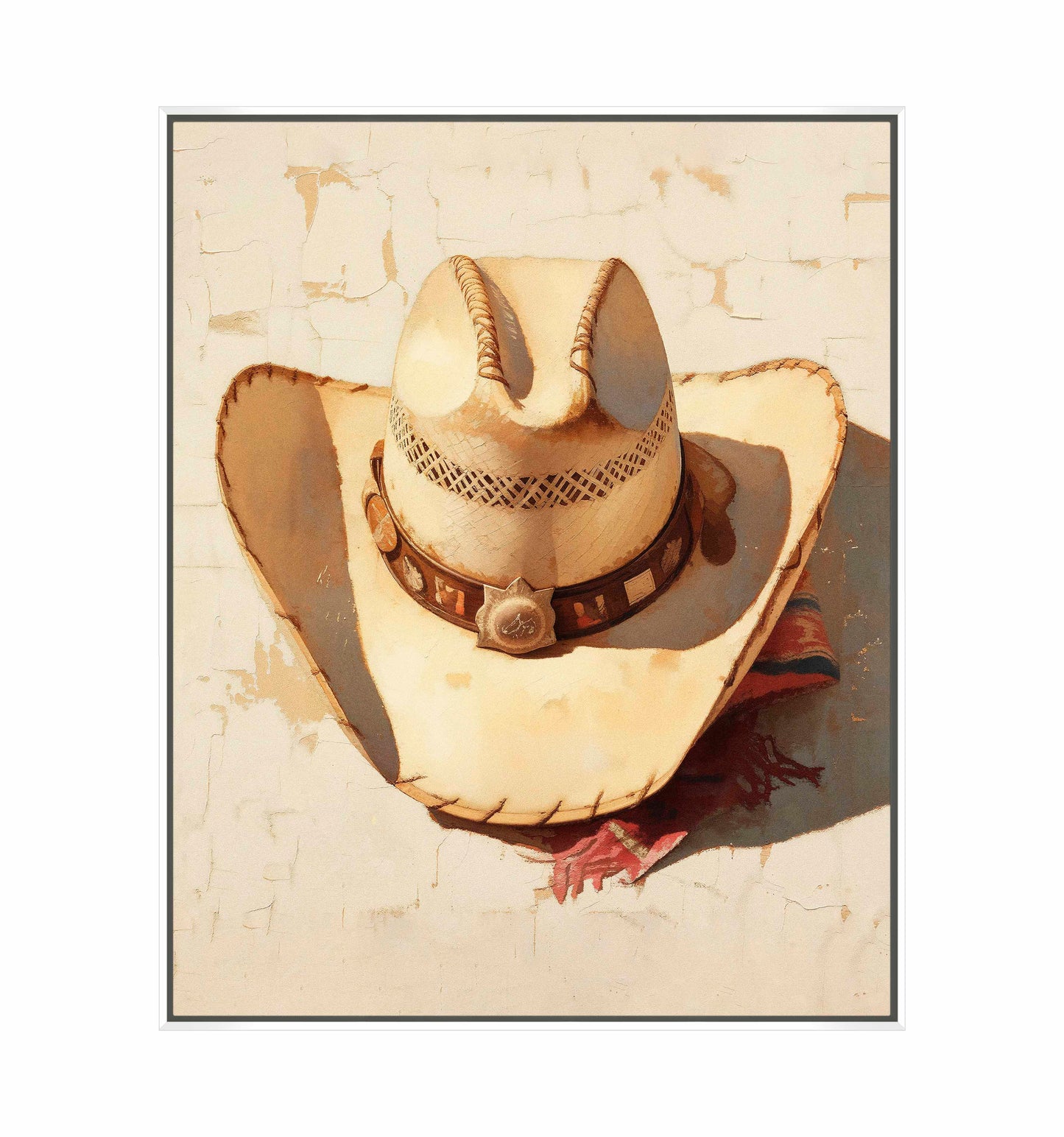 Summer Texas Hats II - Gallery Wrapped Canvas