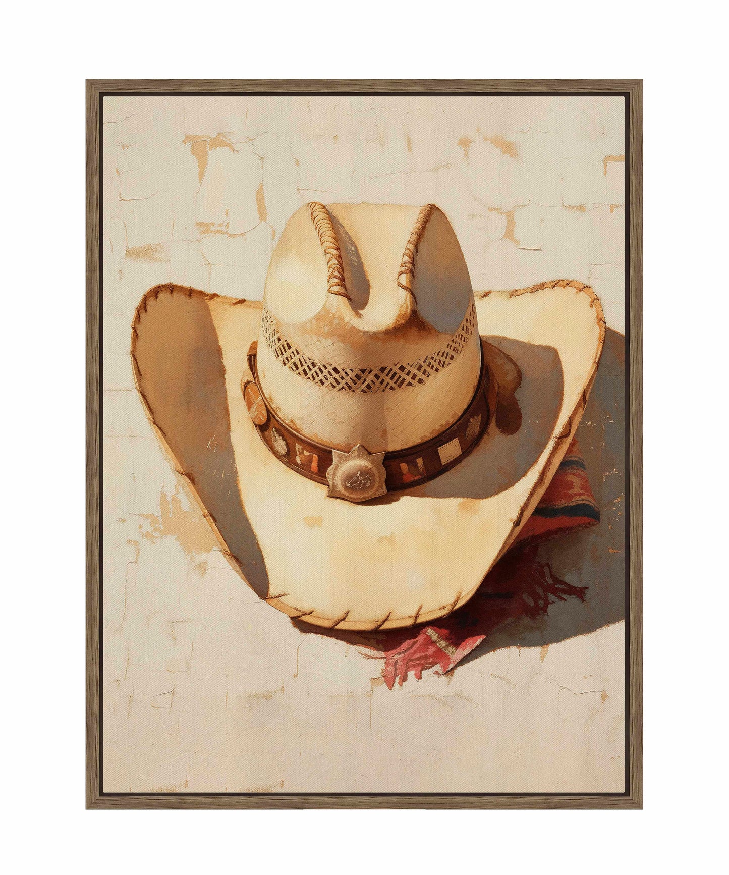 Summer Texas Hats II - Gallery Wrapped Canvas