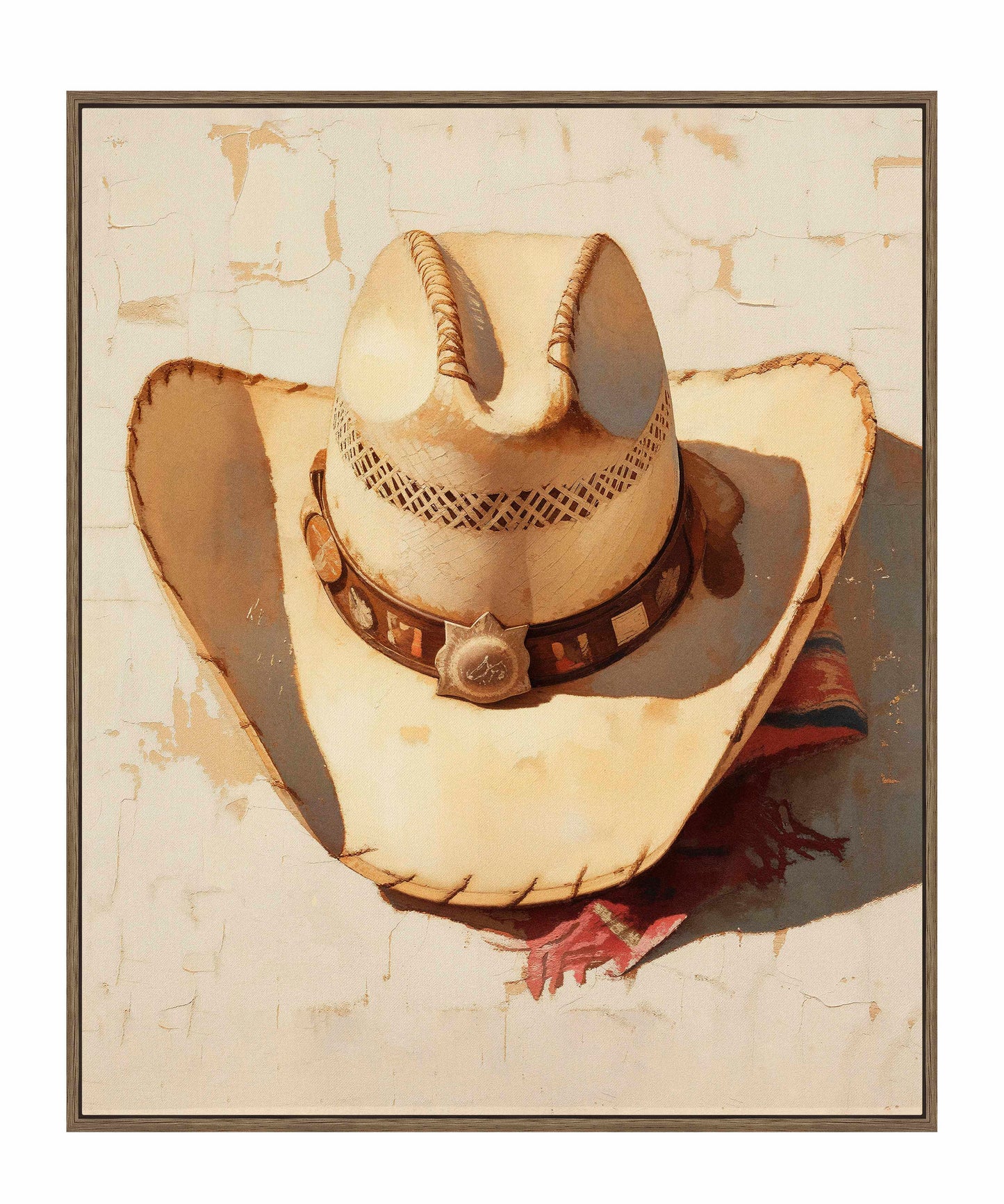 Summer Texas Hats II - Gallery Wrapped Canvas