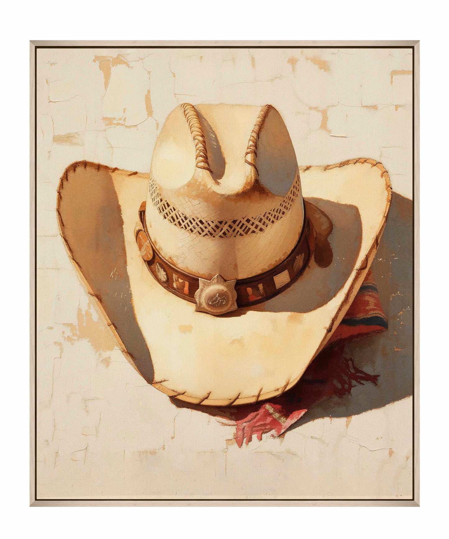 Summer Texas Hats II - Gallery Wrapped Canvas