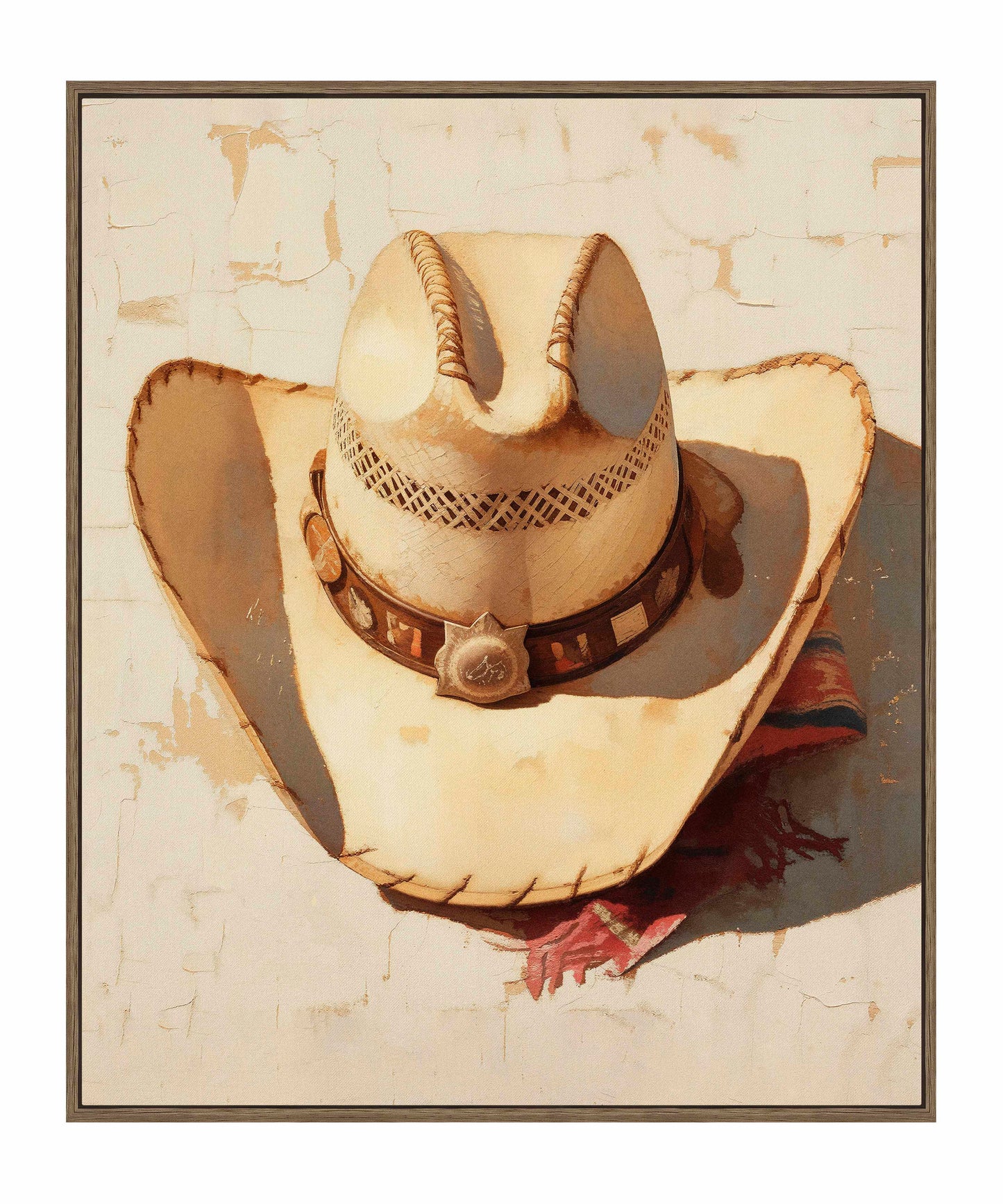 Summer Texas Hats II - Gallery Wrapped Canvas