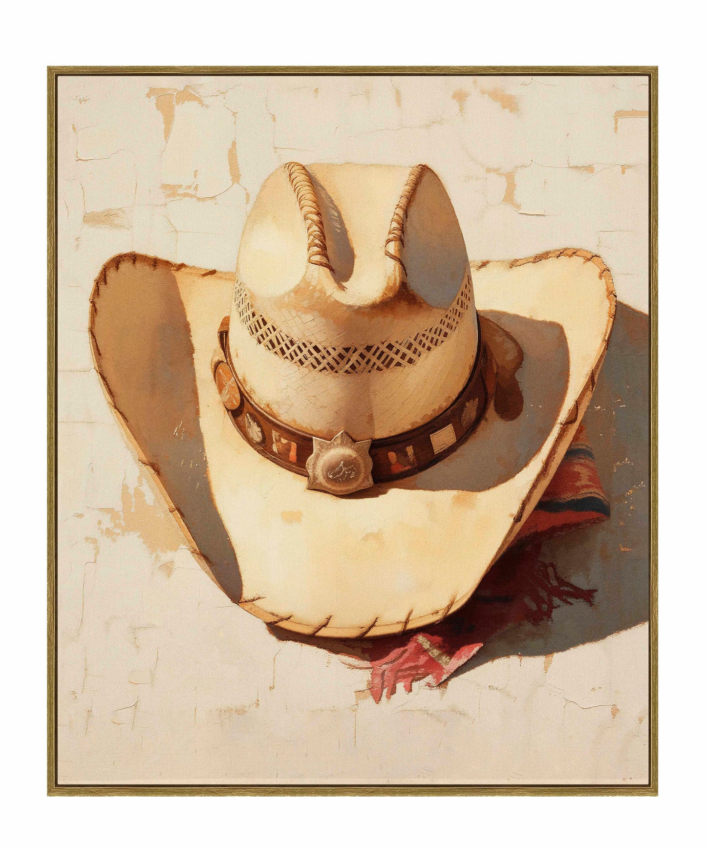 Summer Texas Hats II - Gallery Wrapped Canvas