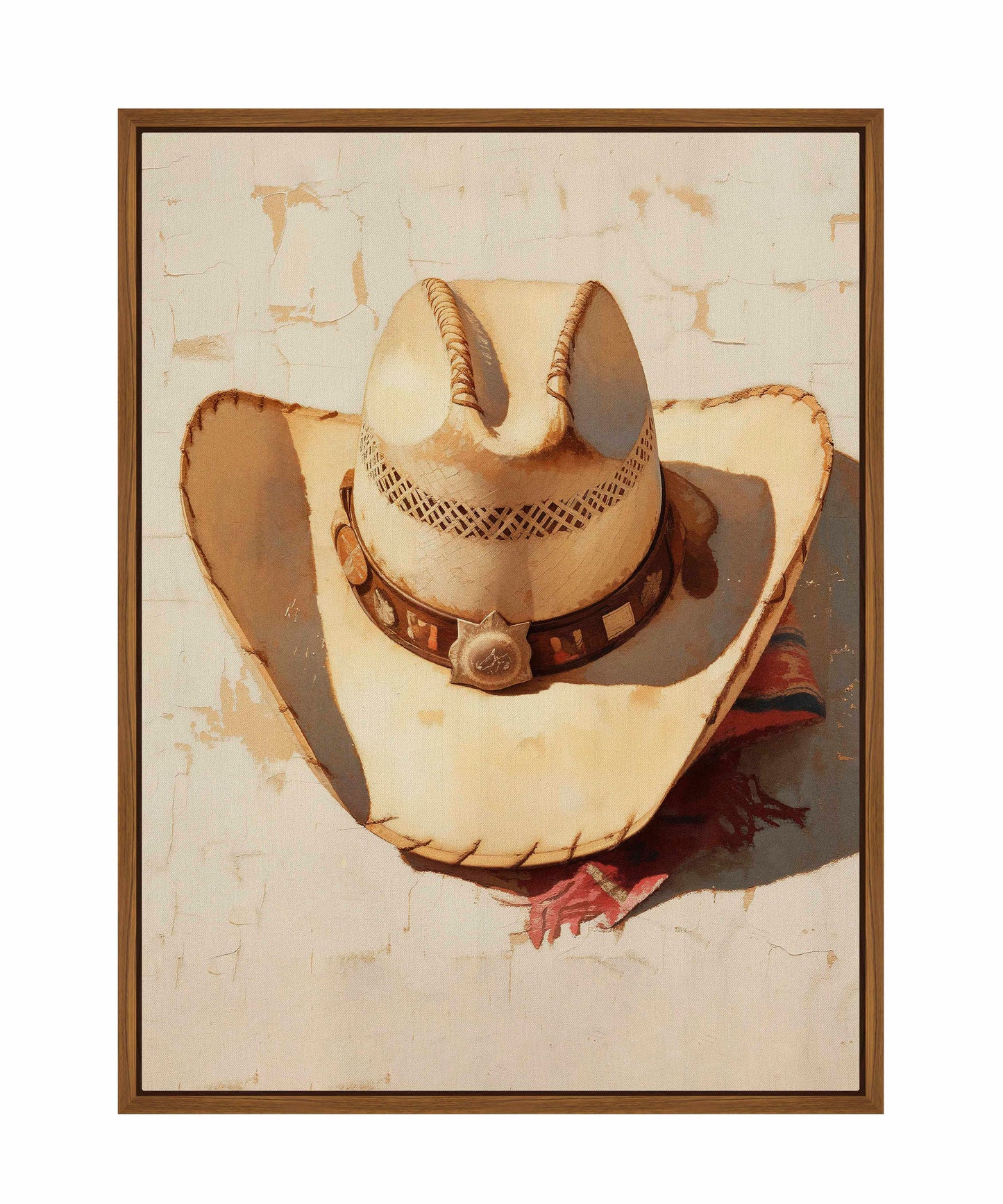 Summer Texas Hats II - Gallery Wrapped Canvas