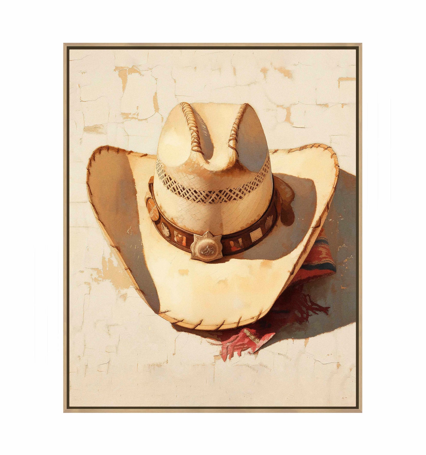 Summer Texas Hats II - Gallery Wrapped Canvas