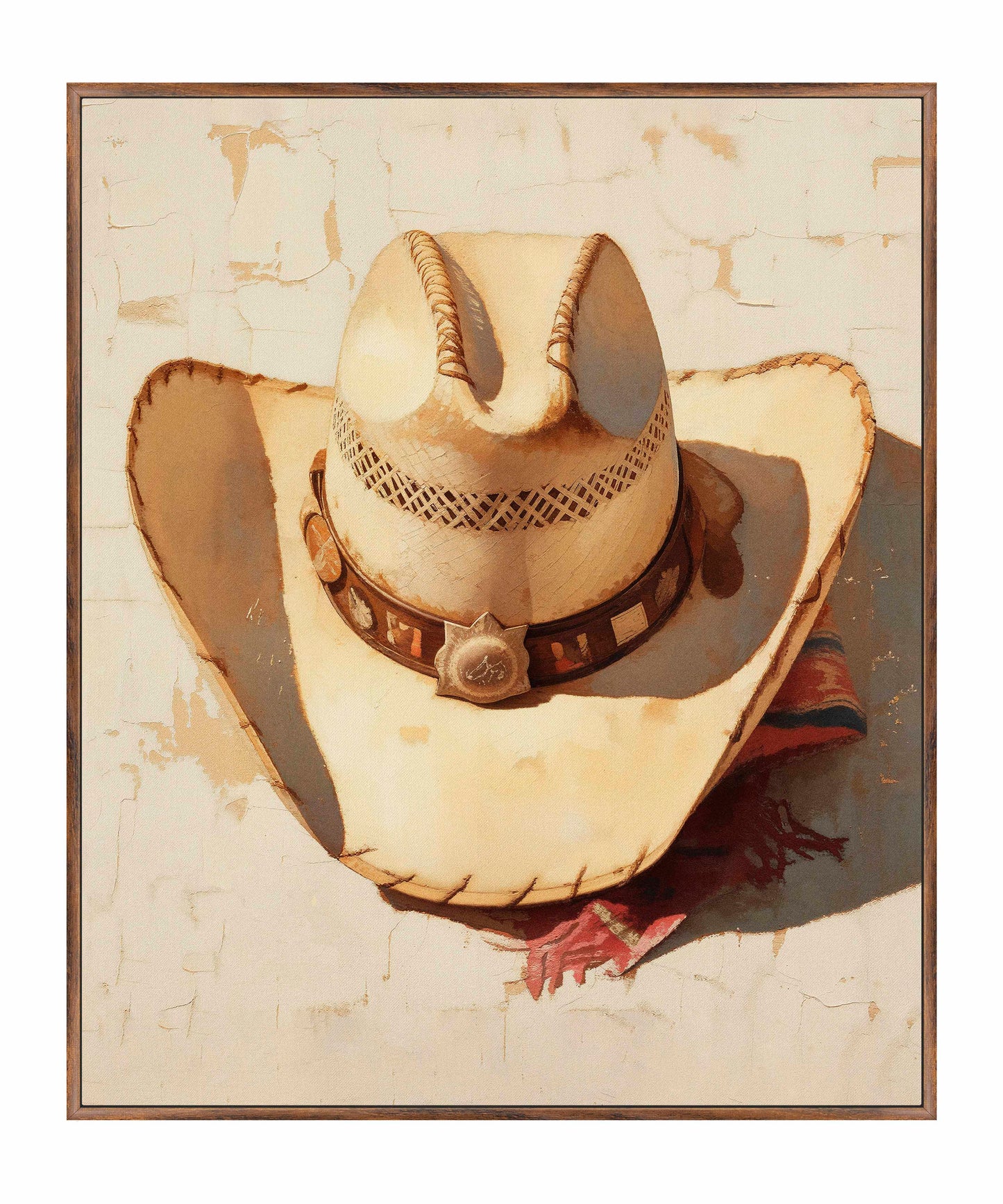 Summer Texas Hats II - Gallery Wrapped Canvas