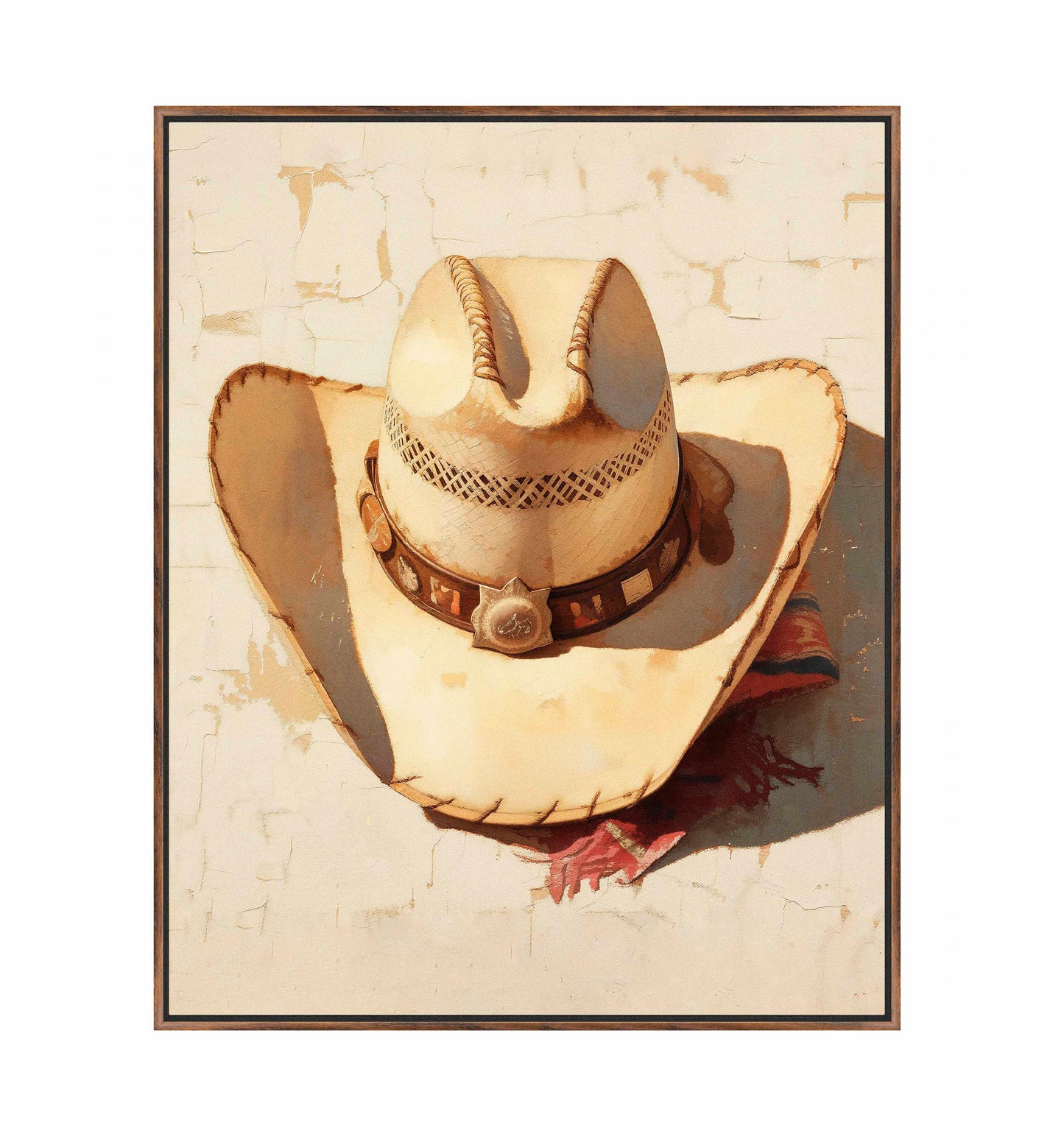 Summer Texas Hats II - Gallery Wrapped Canvas