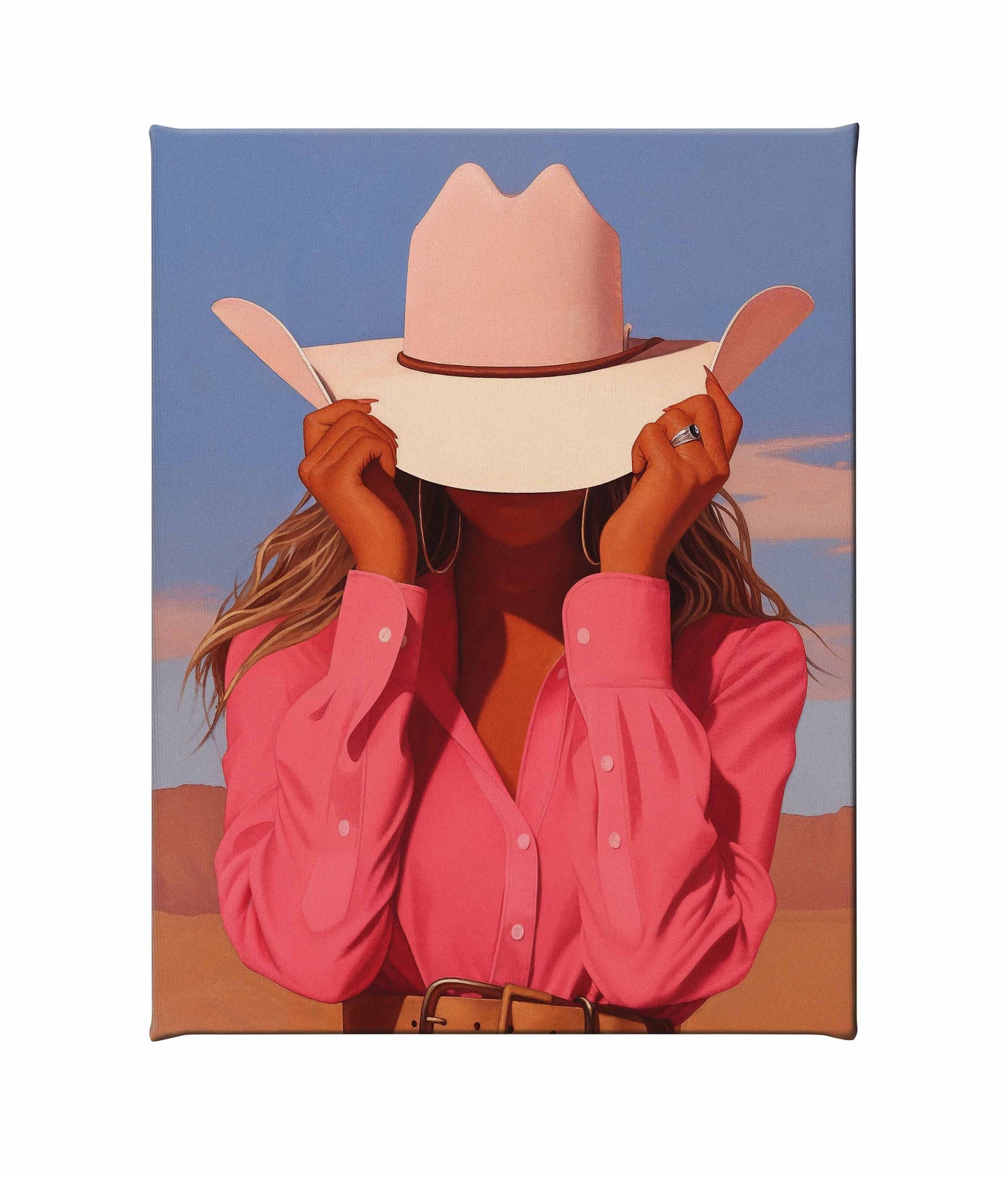 Bluebonnet Belle - Gallery Wrapped Canvas