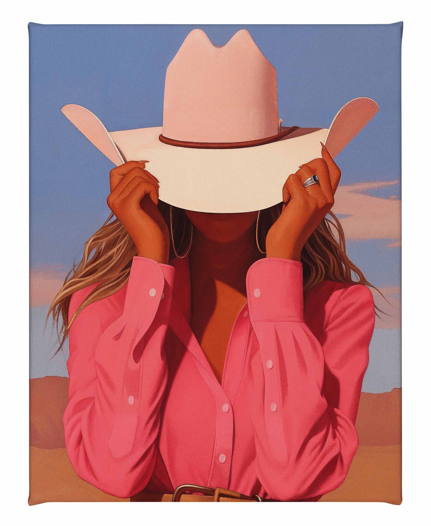 Bluebonnet Belle - Gallery Wrapped Canvas