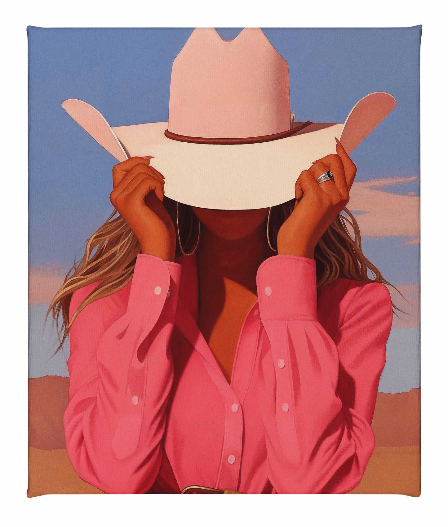 Bluebonnet Belle - Gallery Wrapped Canvas