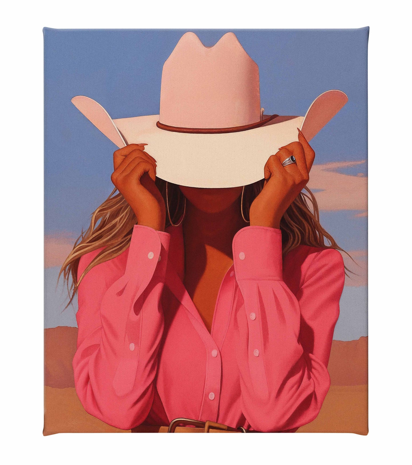 Bluebonnet Belle - Gallery Wrapped Canvas