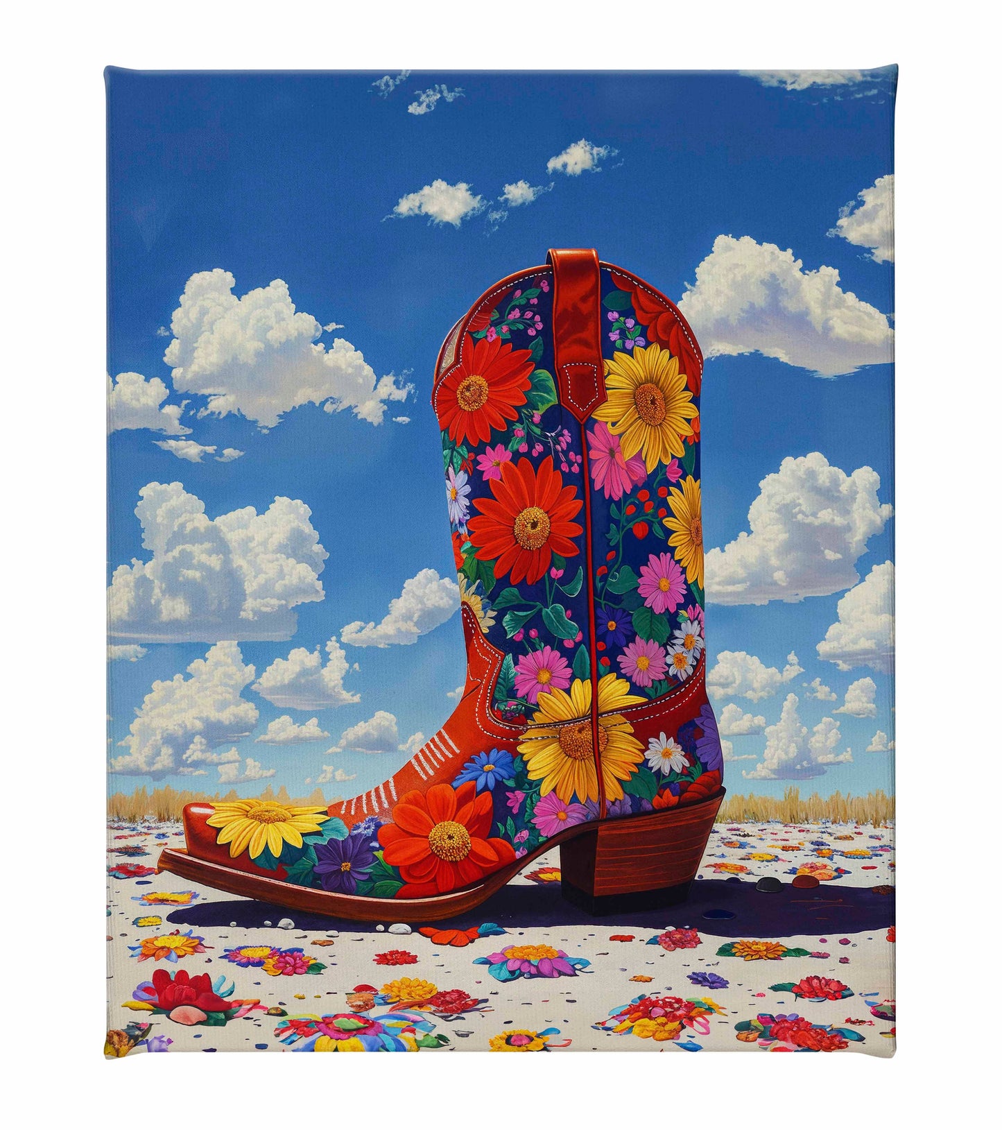 Wildflower Walk I - Gallery Wrapped Canvas