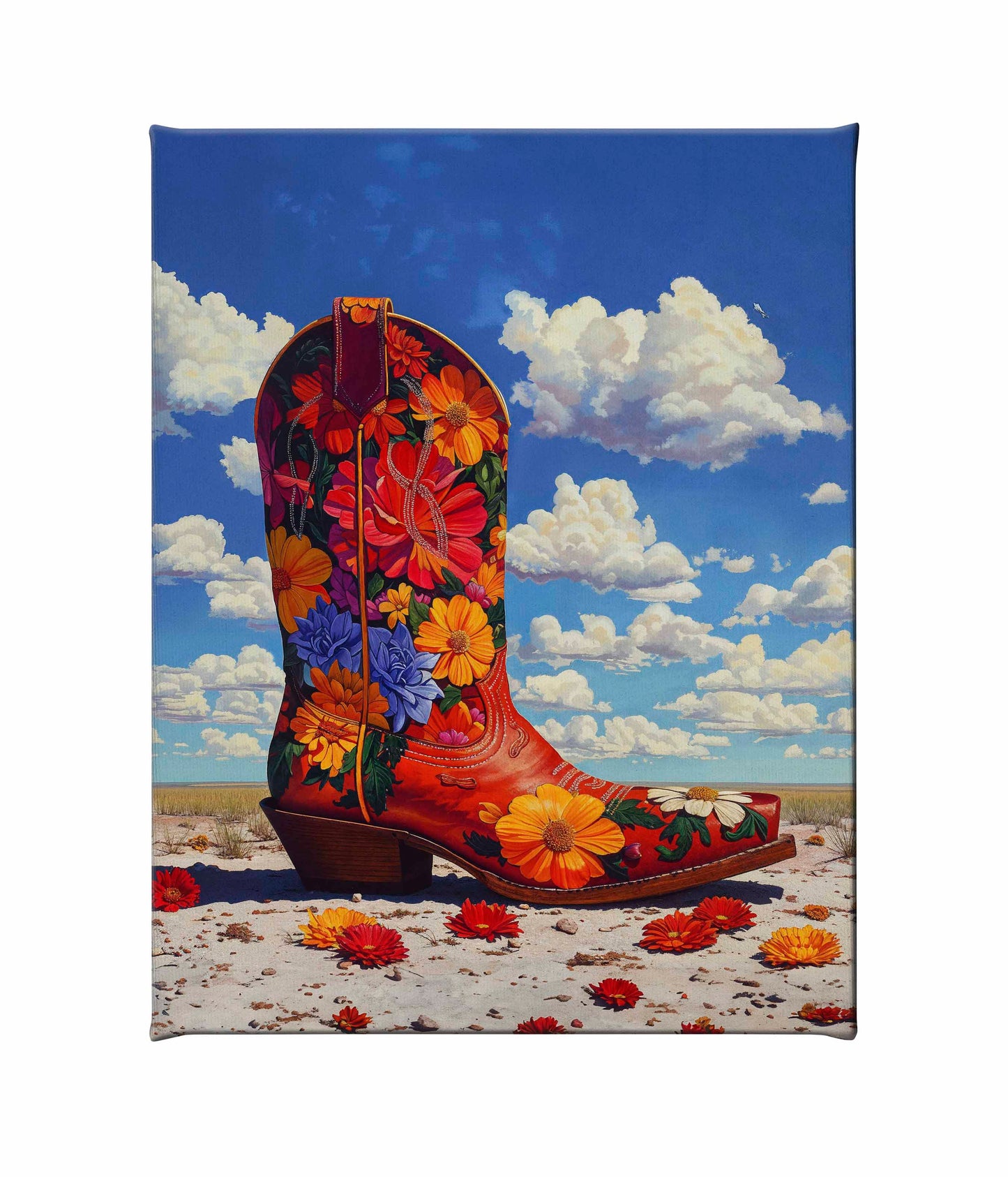 Wildflower Walk II - Gallery Wrapped Canvas