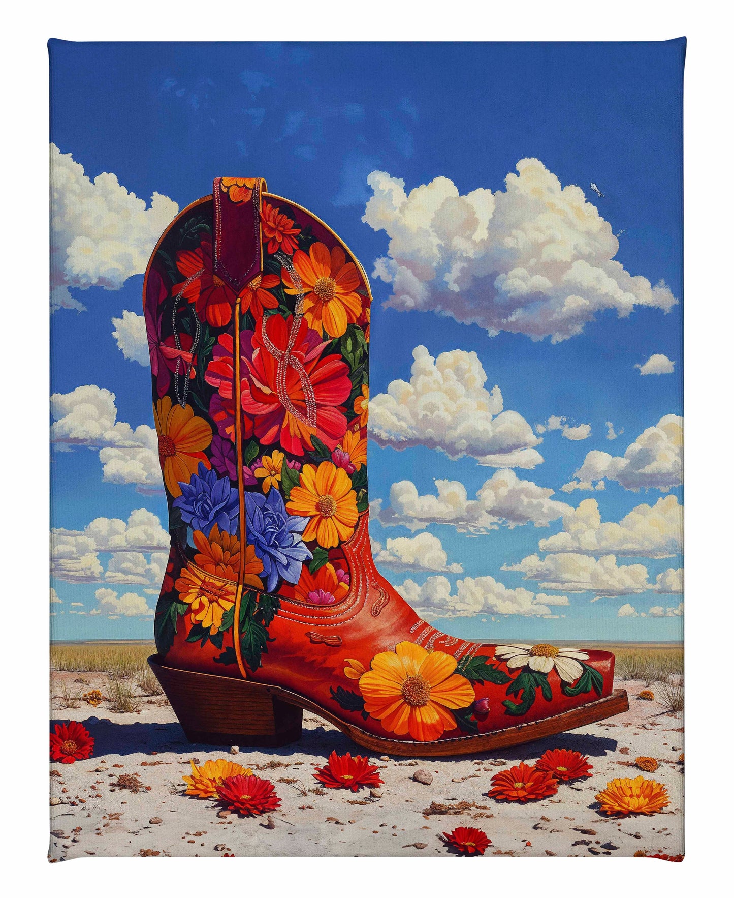 Wildflower Walk II - Gallery Wrapped Canvas