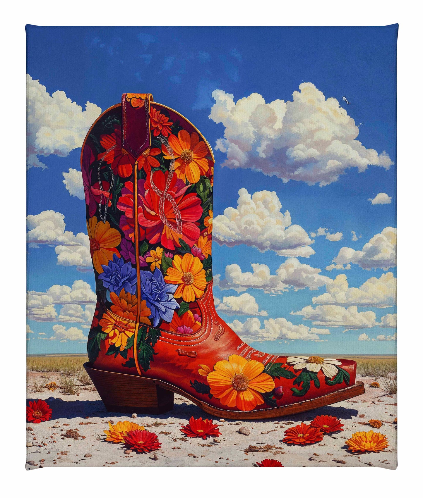 Wildflower Walk II - Gallery Wrapped Canvas