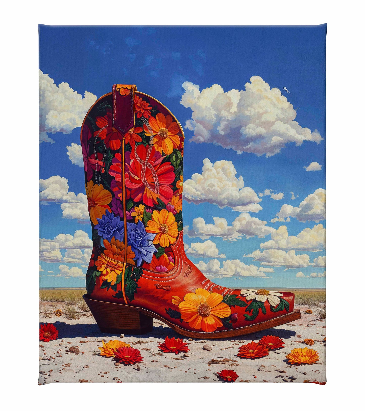 Wildflower Walk II - Gallery Wrapped Canvas