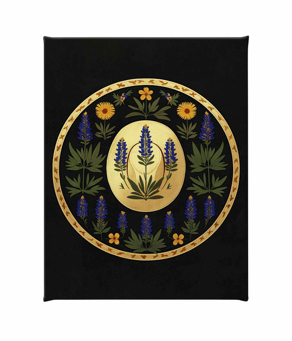Bluebonnet Brimmer - Gallery Wrapped Canvas
