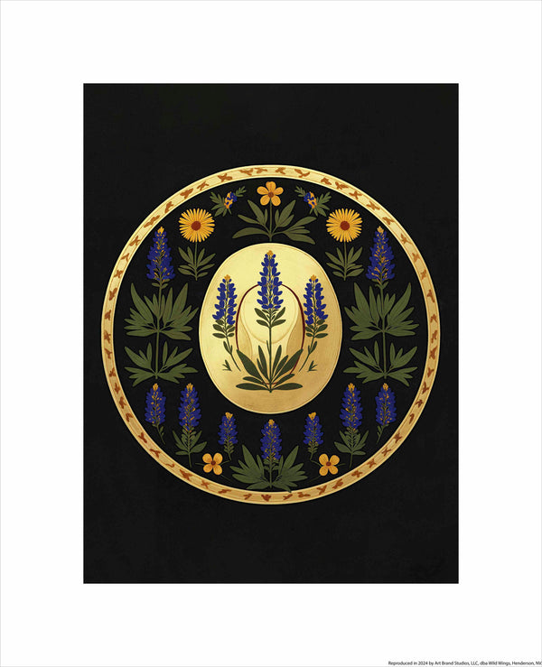 Bluebonnet Brimmer - Art Prints