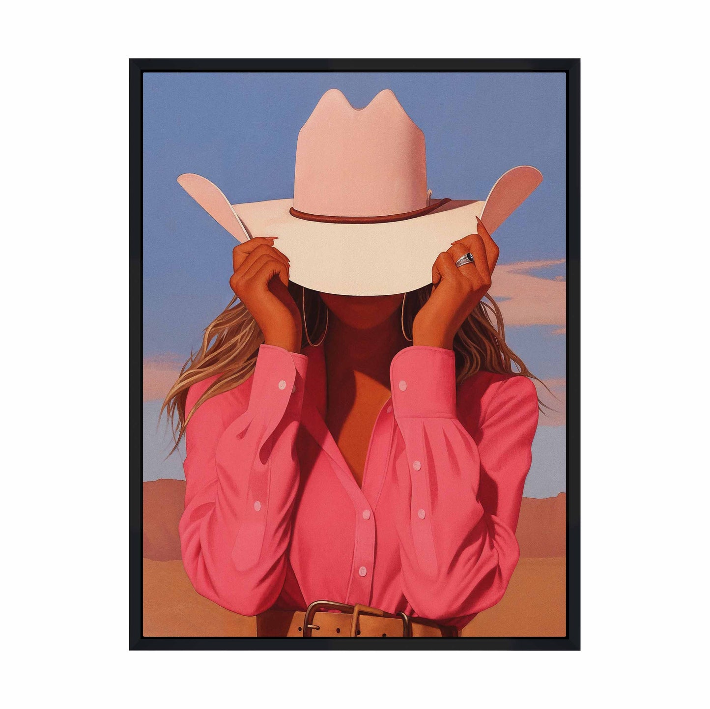 Bluebonnet Belle - Gallery Wrapped Canvas