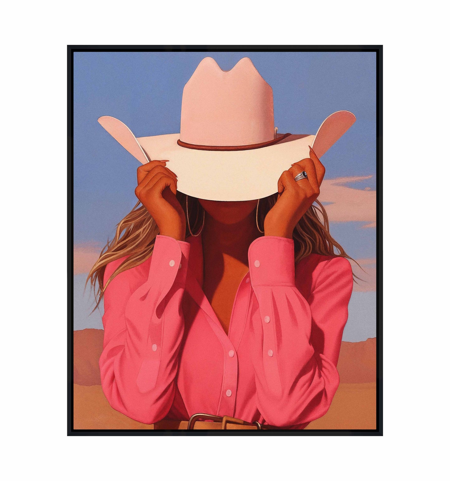 Bluebonnet Belle - Gallery Wrapped Canvas