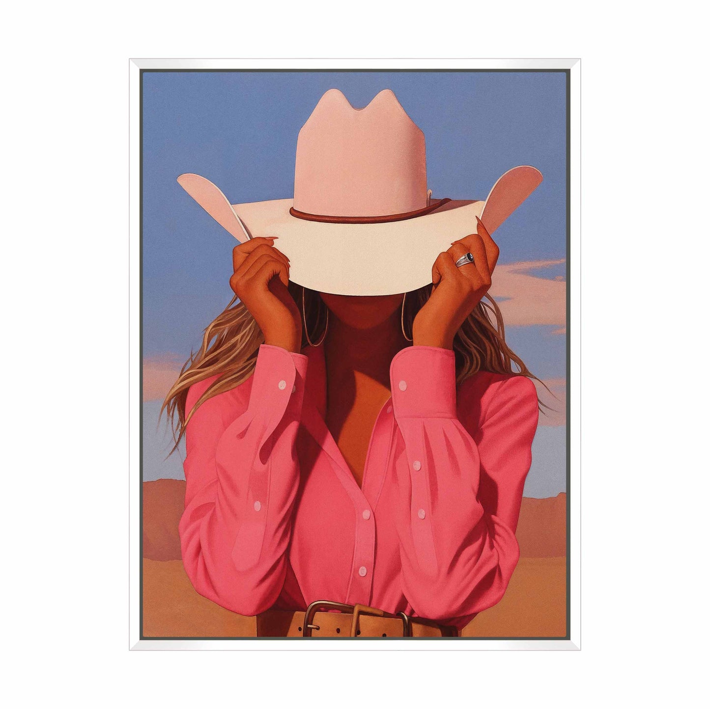 Bluebonnet Belle - Gallery Wrapped Canvas