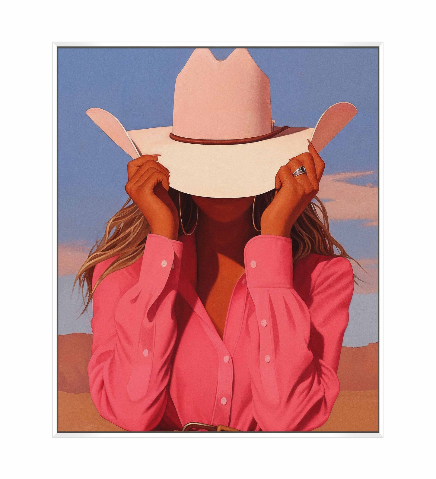 Bluebonnet Belle - Gallery Wrapped Canvas