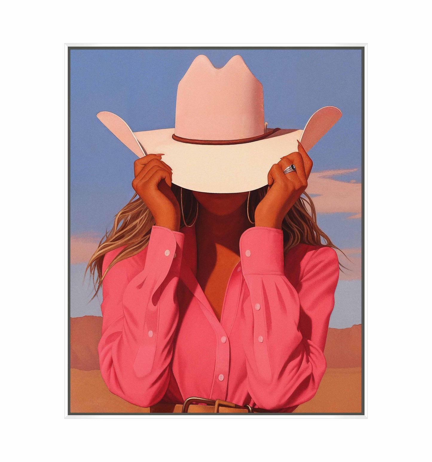 Bluebonnet Belle - Gallery Wrapped Canvas