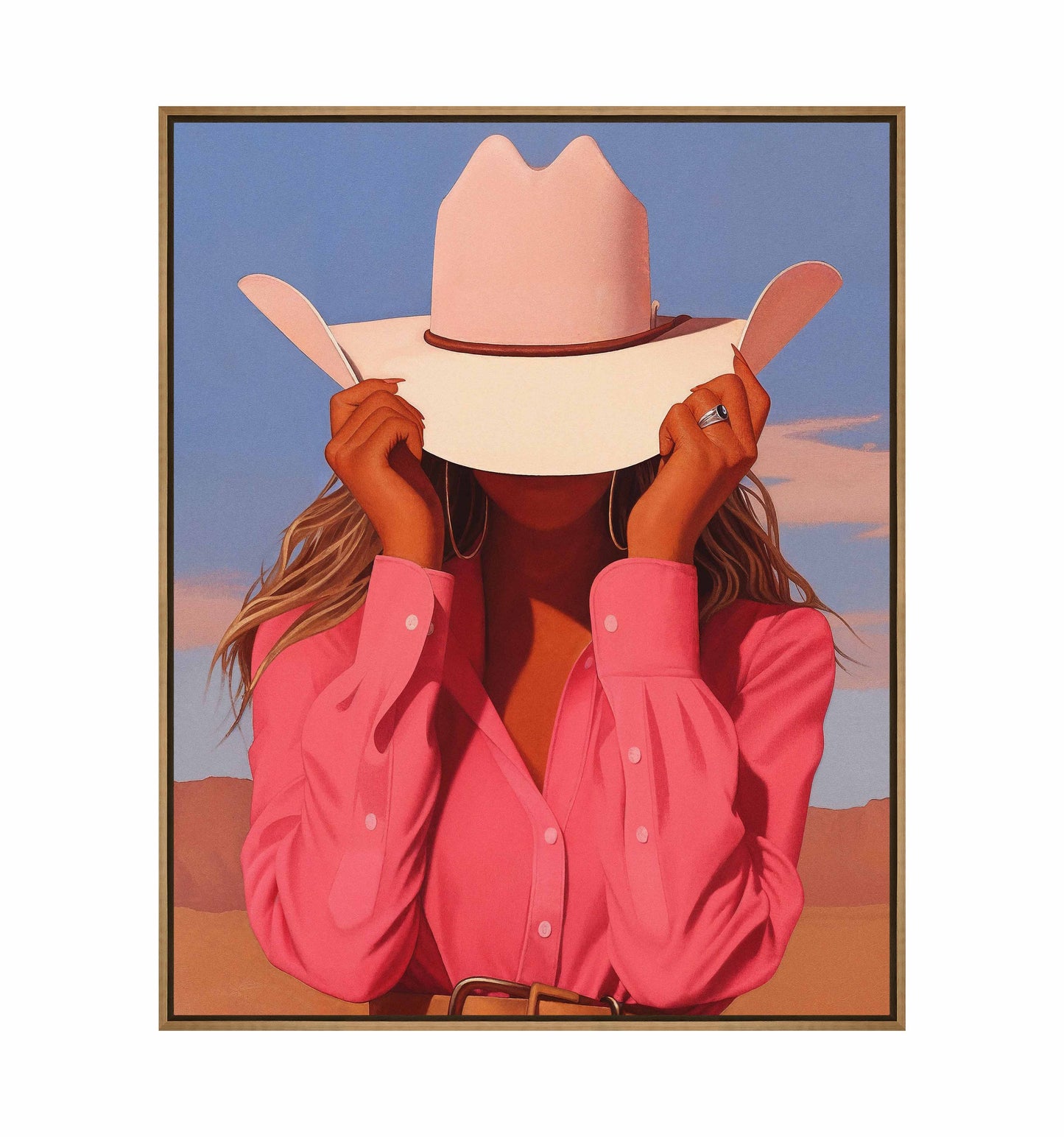 Bluebonnet Belle - Gallery Wrapped Canvas