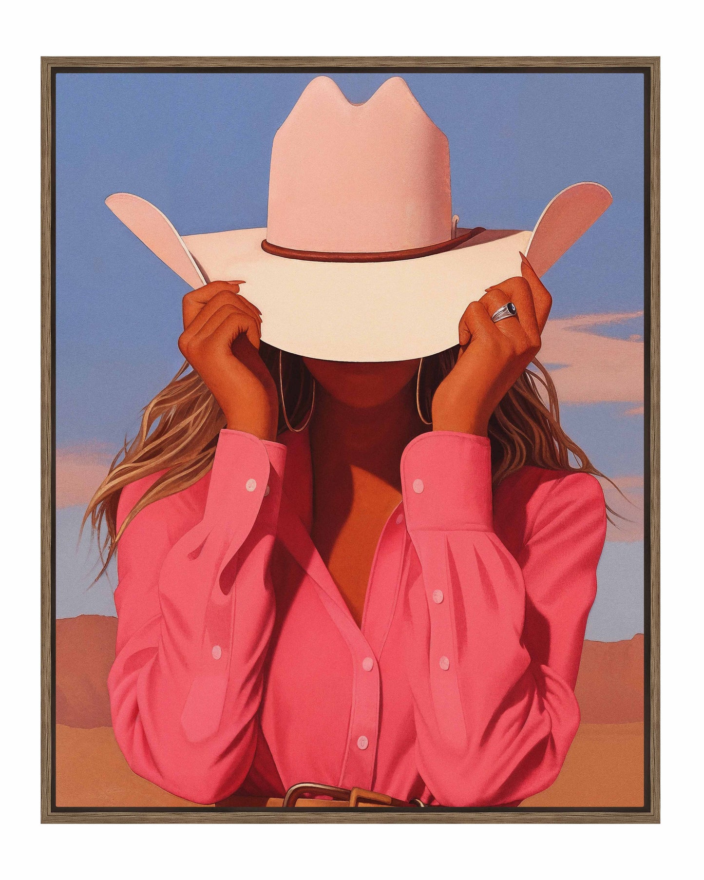 Bluebonnet Belle - Gallery Wrapped Canvas