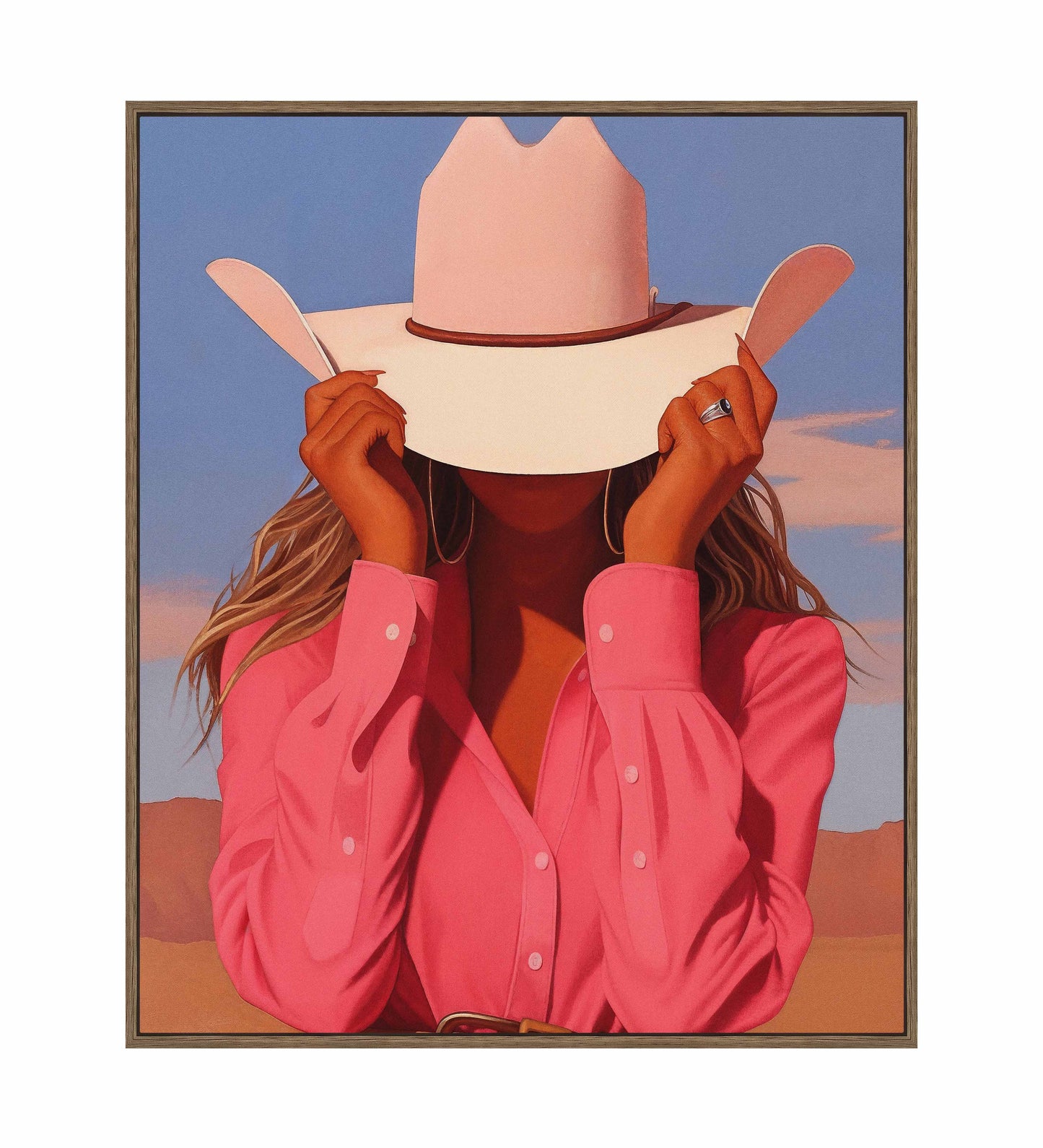 Bluebonnet Belle - Gallery Wrapped Canvas