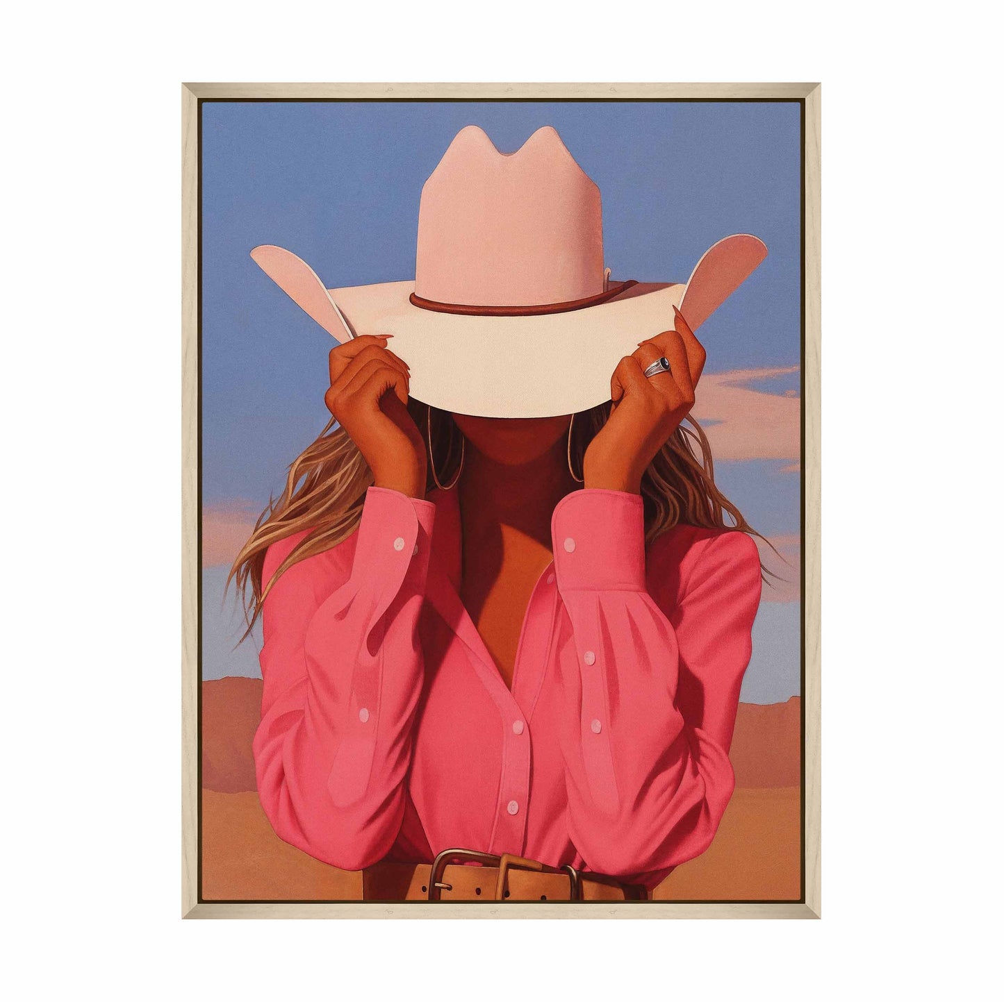 Bluebonnet Belle - Gallery Wrapped Canvas