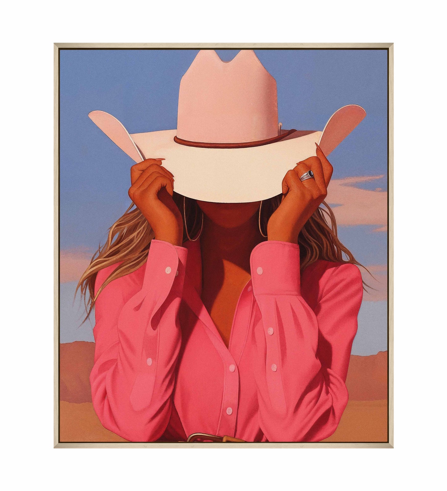 Bluebonnet Belle - Gallery Wrapped Canvas