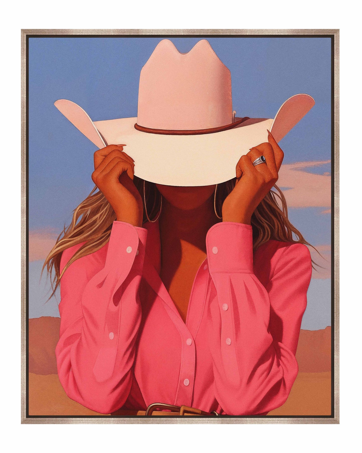 Bluebonnet Belle - Gallery Wrapped Canvas