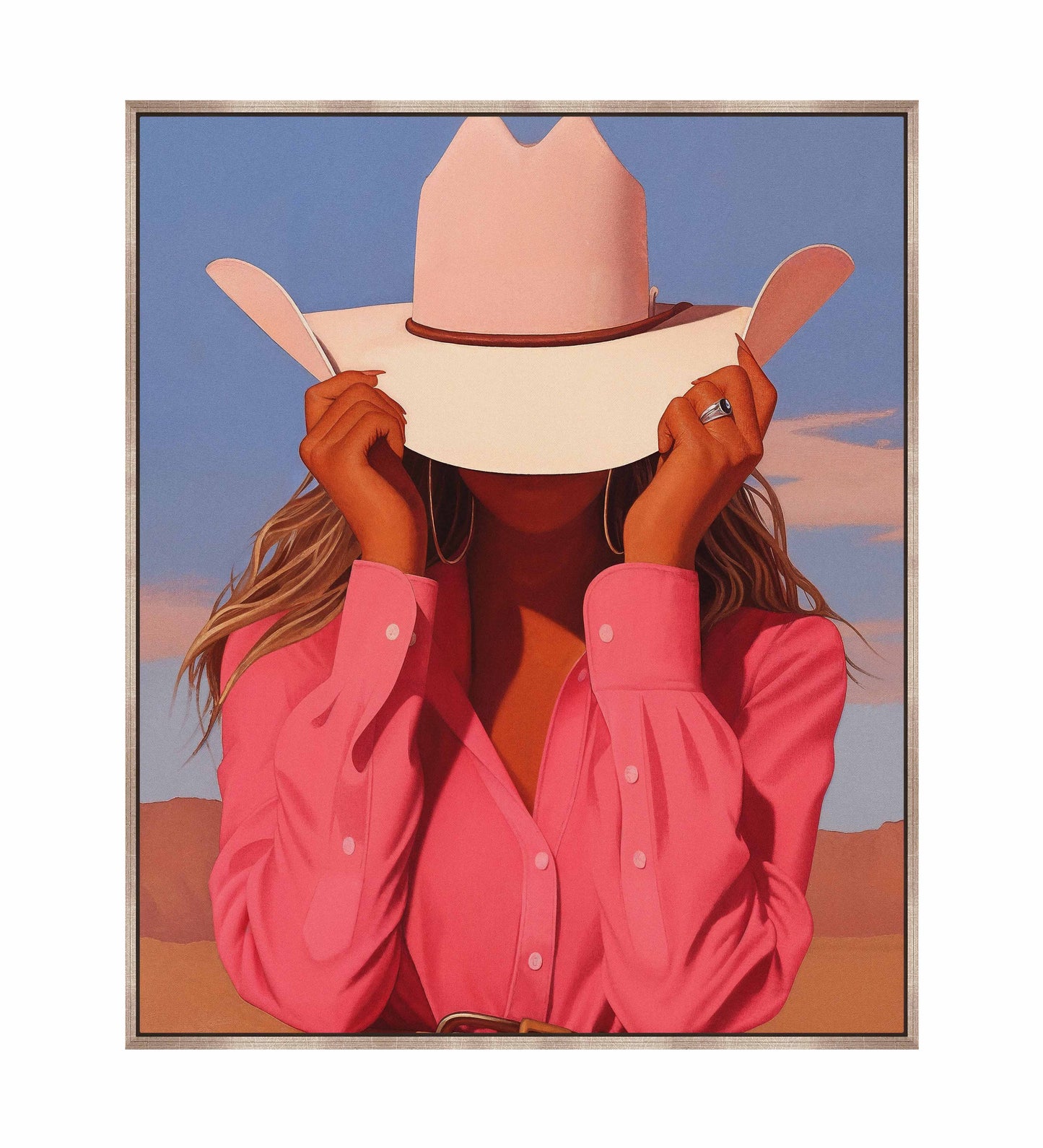 Bluebonnet Belle - Gallery Wrapped Canvas