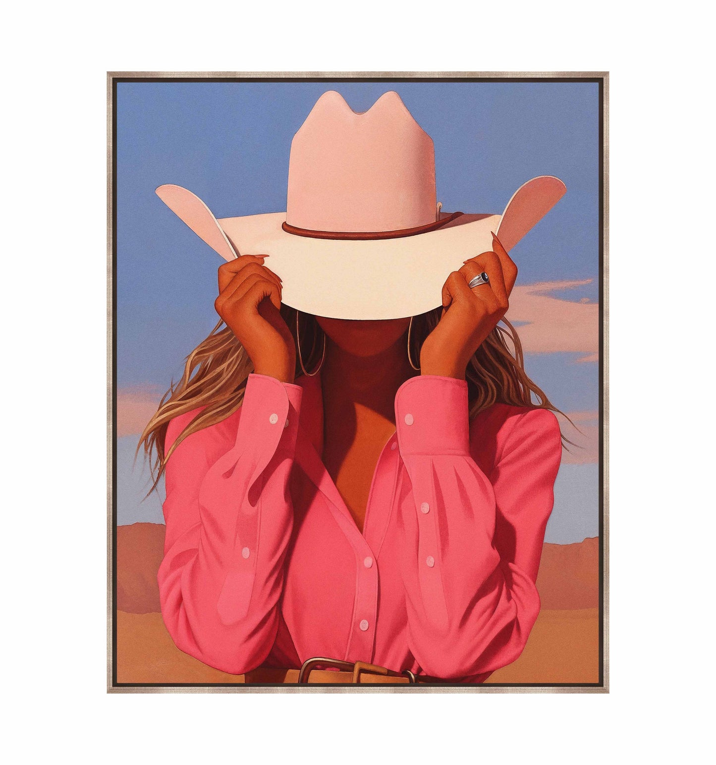 Bluebonnet Belle - Gallery Wrapped Canvas