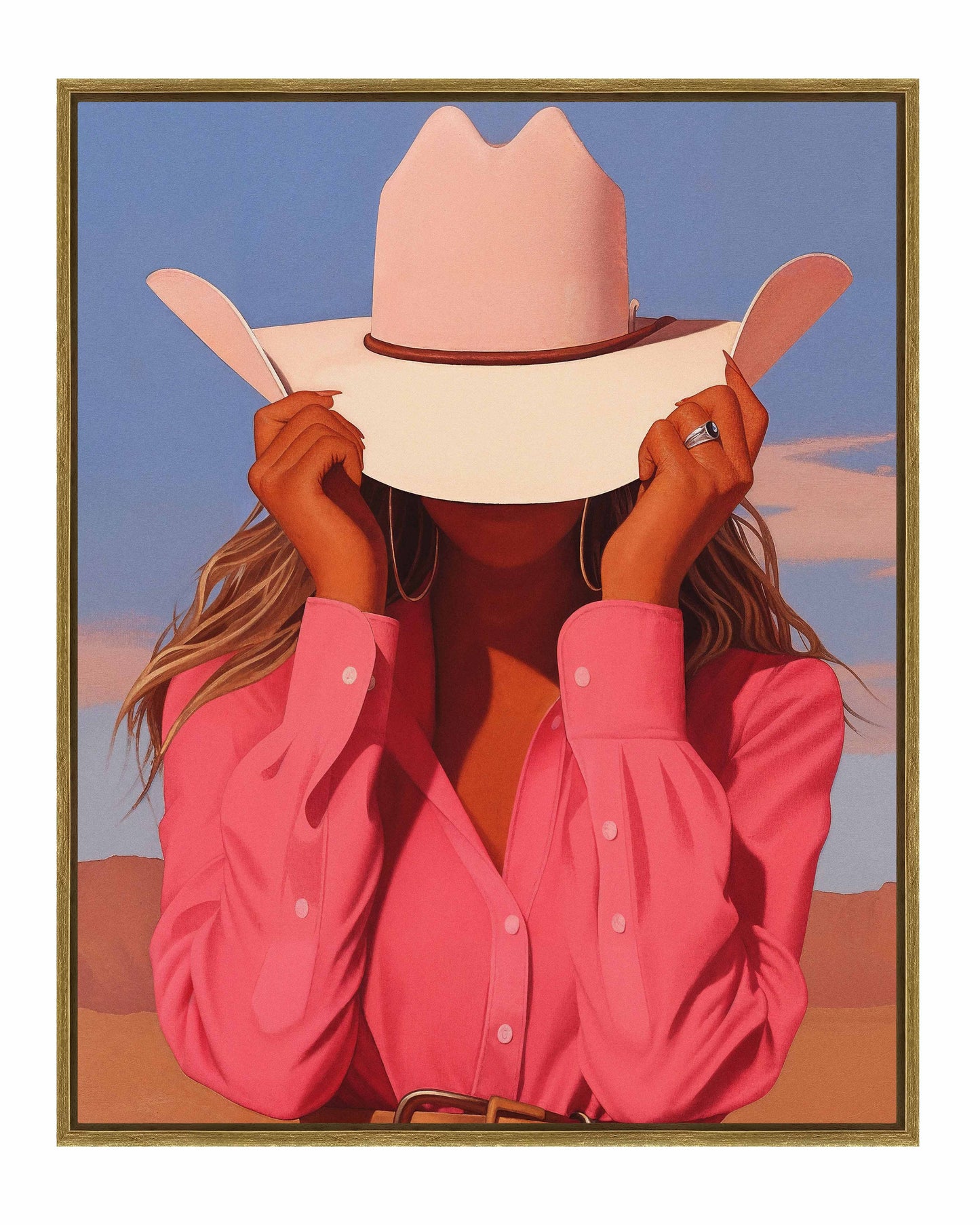 Bluebonnet Belle - Gallery Wrapped Canvas