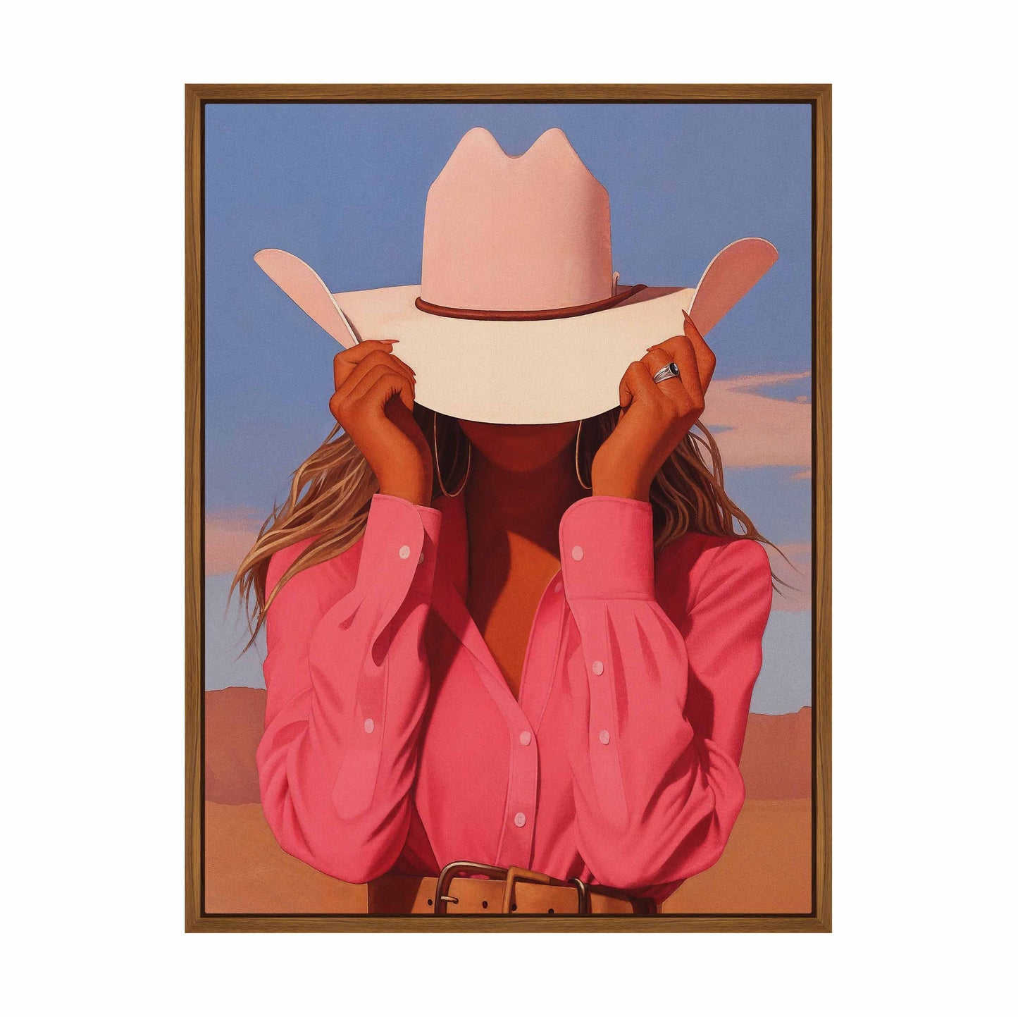 Bluebonnet Belle - Gallery Wrapped Canvas