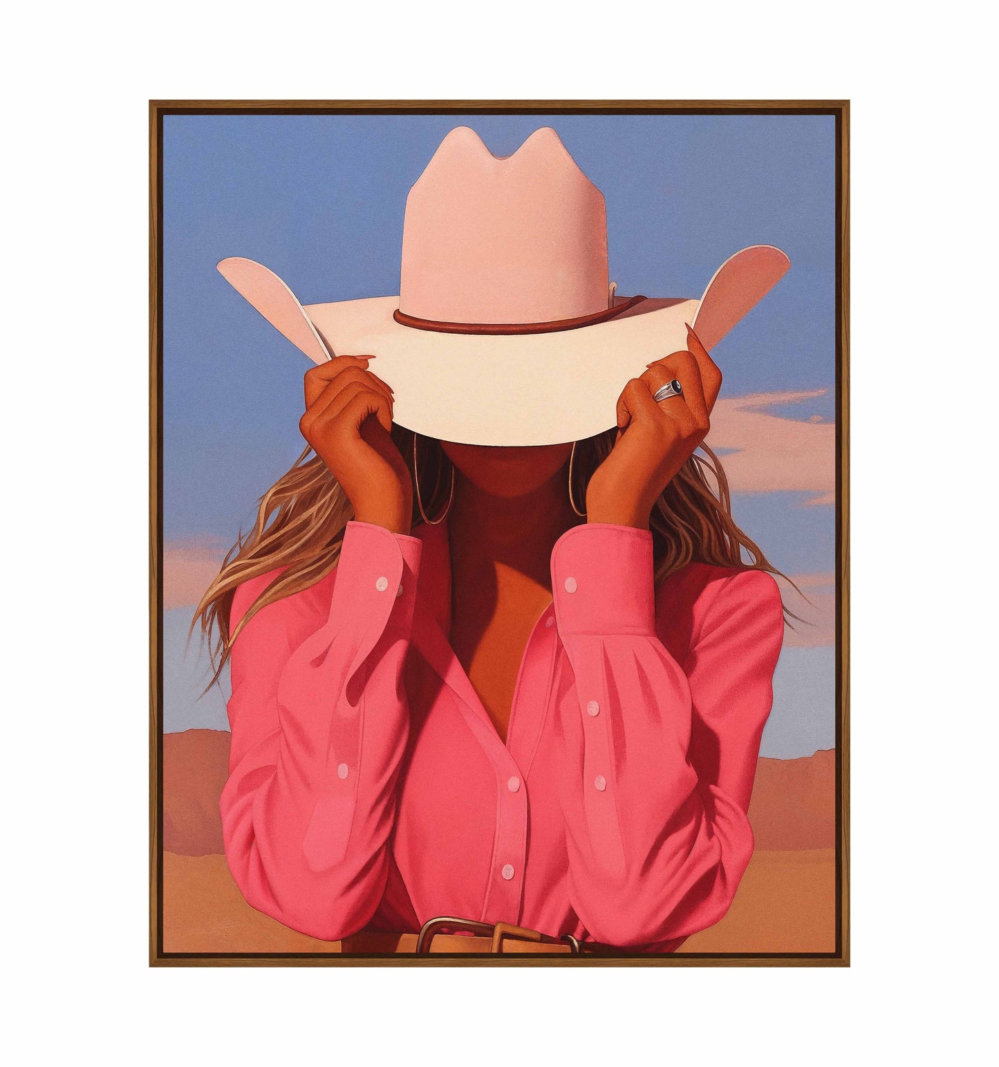 Bluebonnet Belle - Gallery Wrapped Canvas