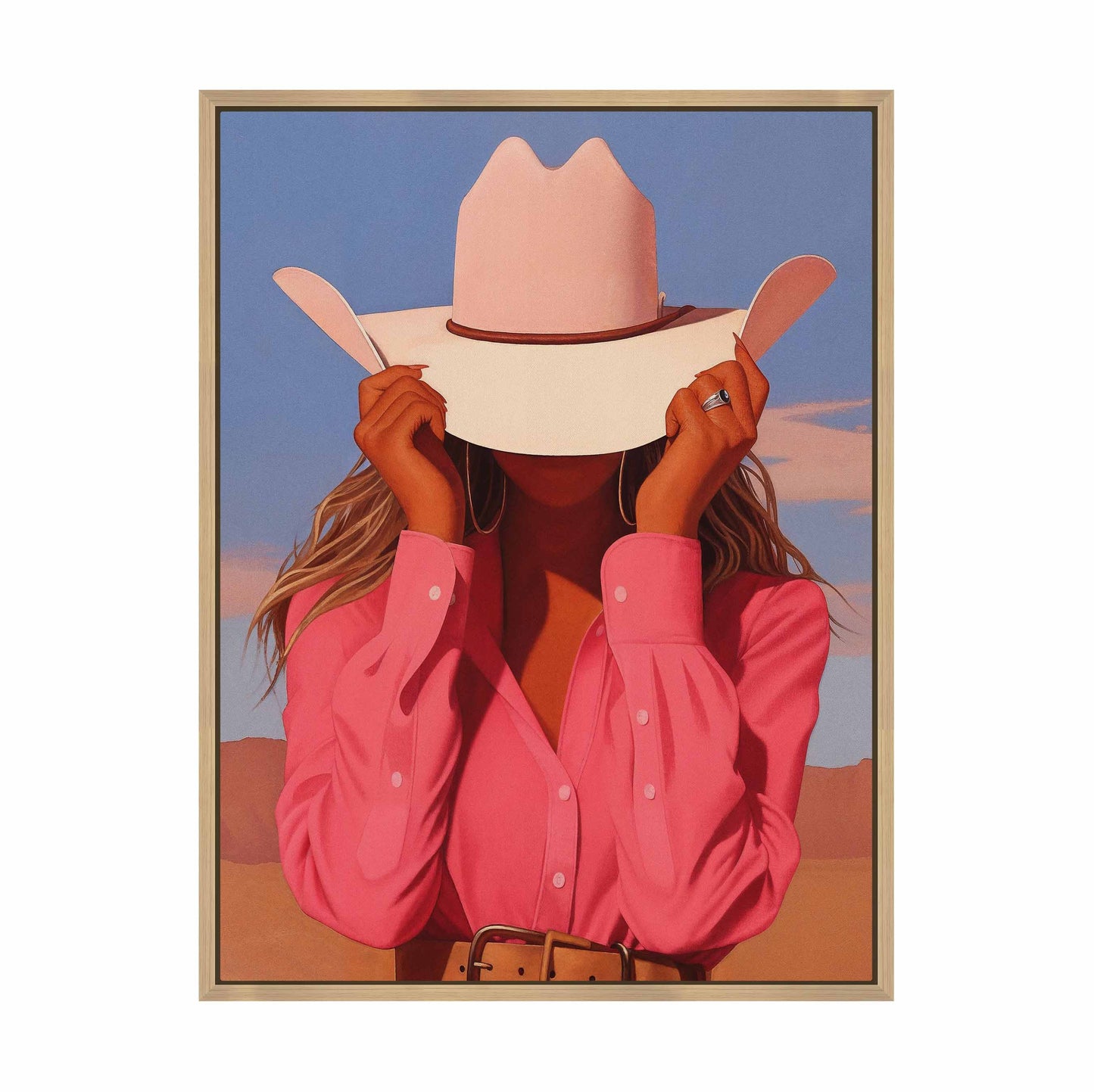 Bluebonnet Belle - Gallery Wrapped Canvas