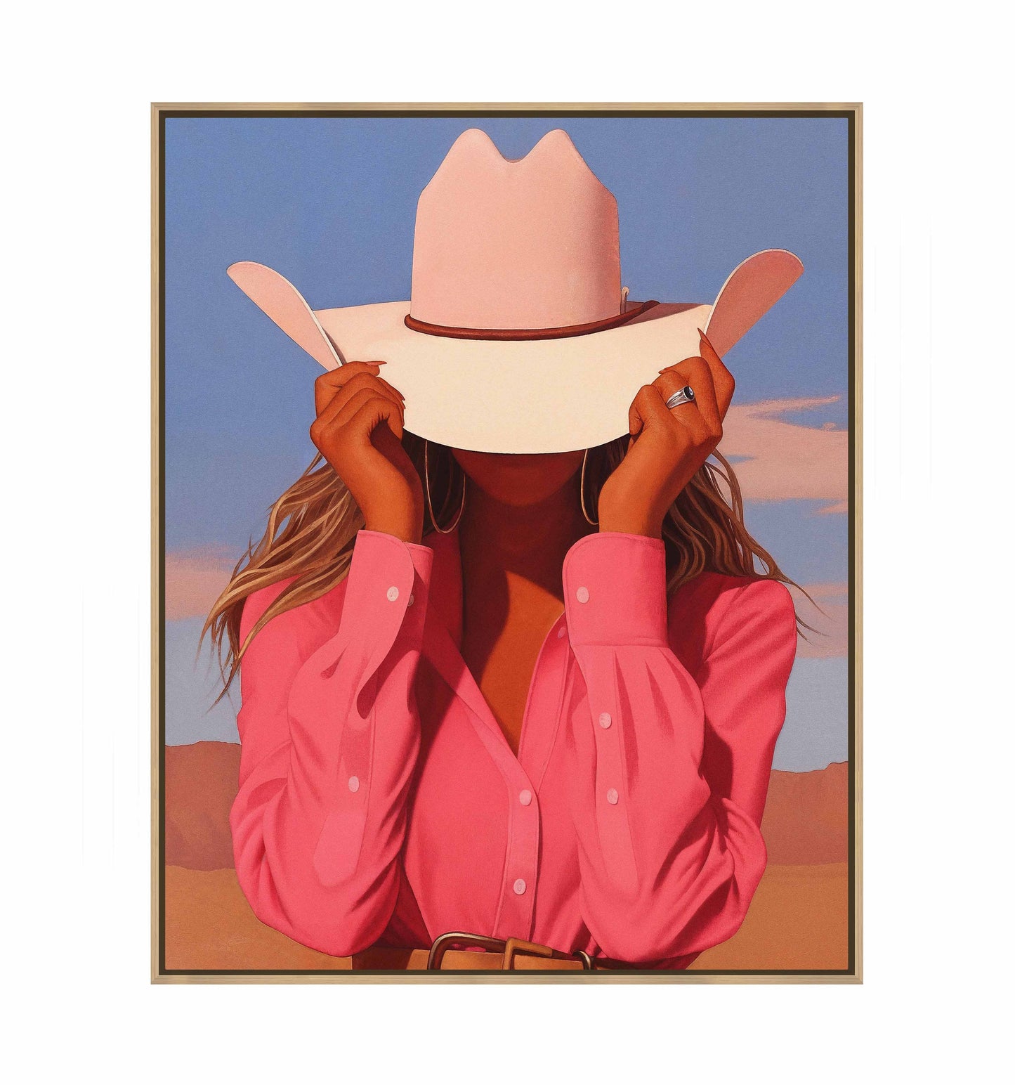 Bluebonnet Belle - Gallery Wrapped Canvas