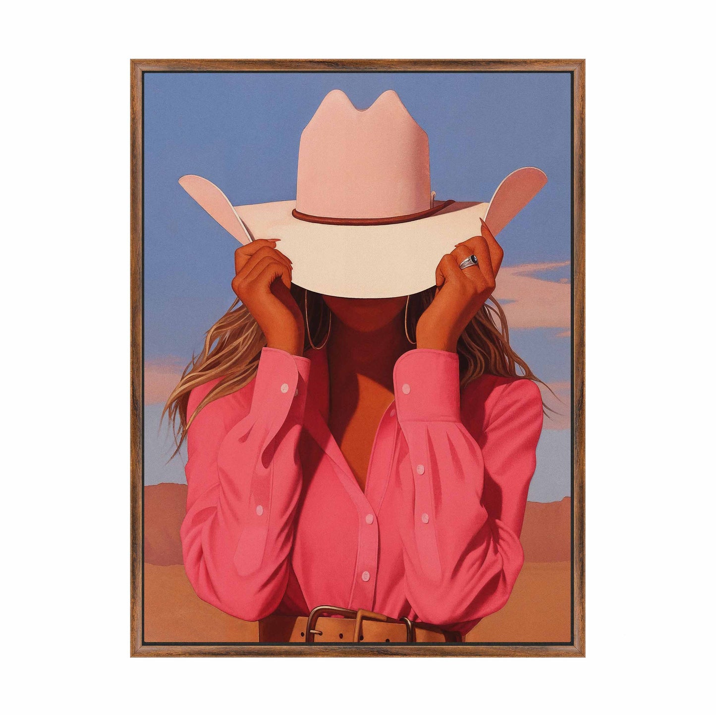 Bluebonnet Belle - Gallery Wrapped Canvas