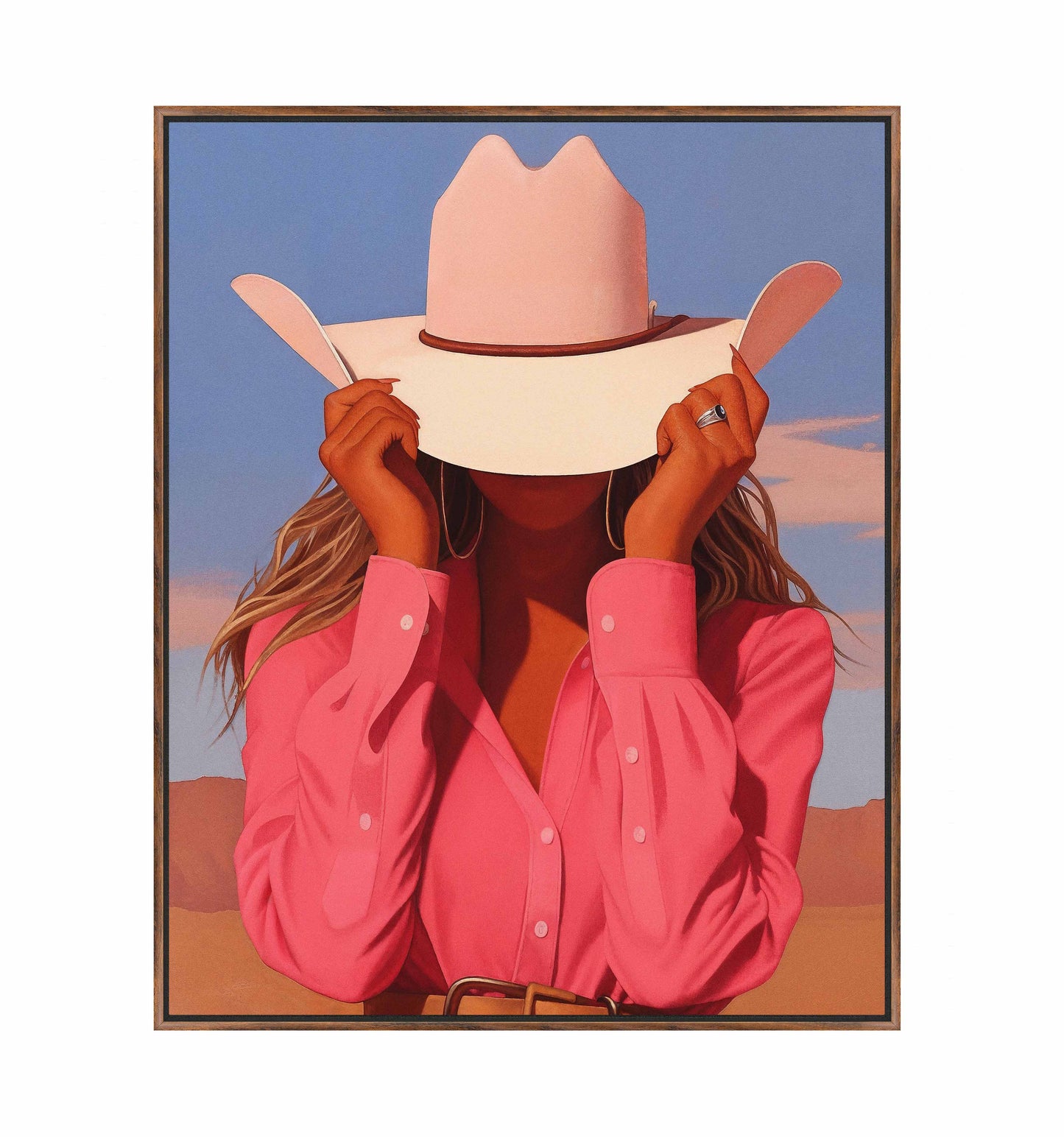 Bluebonnet Belle - Gallery Wrapped Canvas