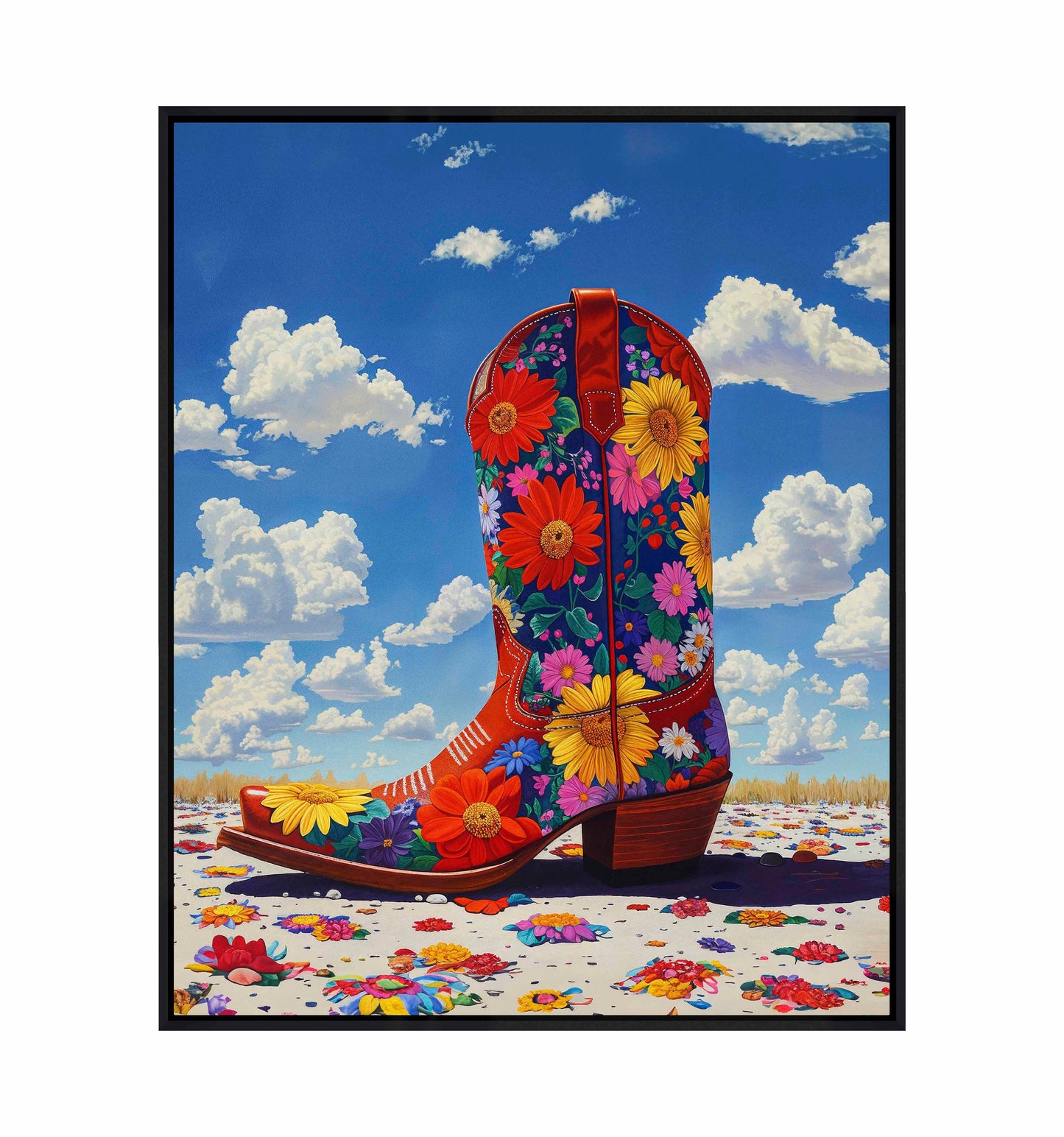 Wildflower Walk I - Gallery Wrapped Canvas